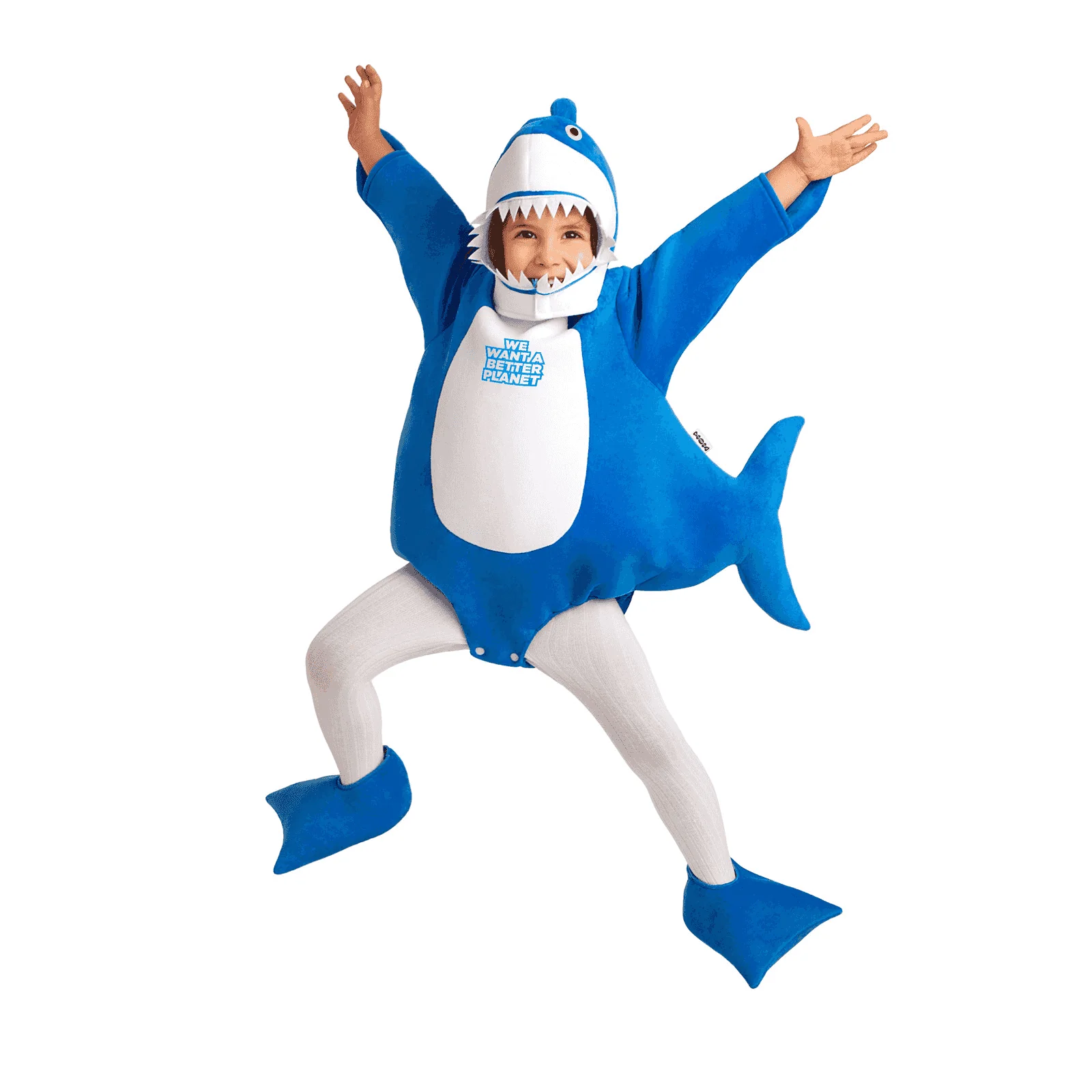 Disfraz de Bebé tiburón azul 3-4 años infantil - Image 2