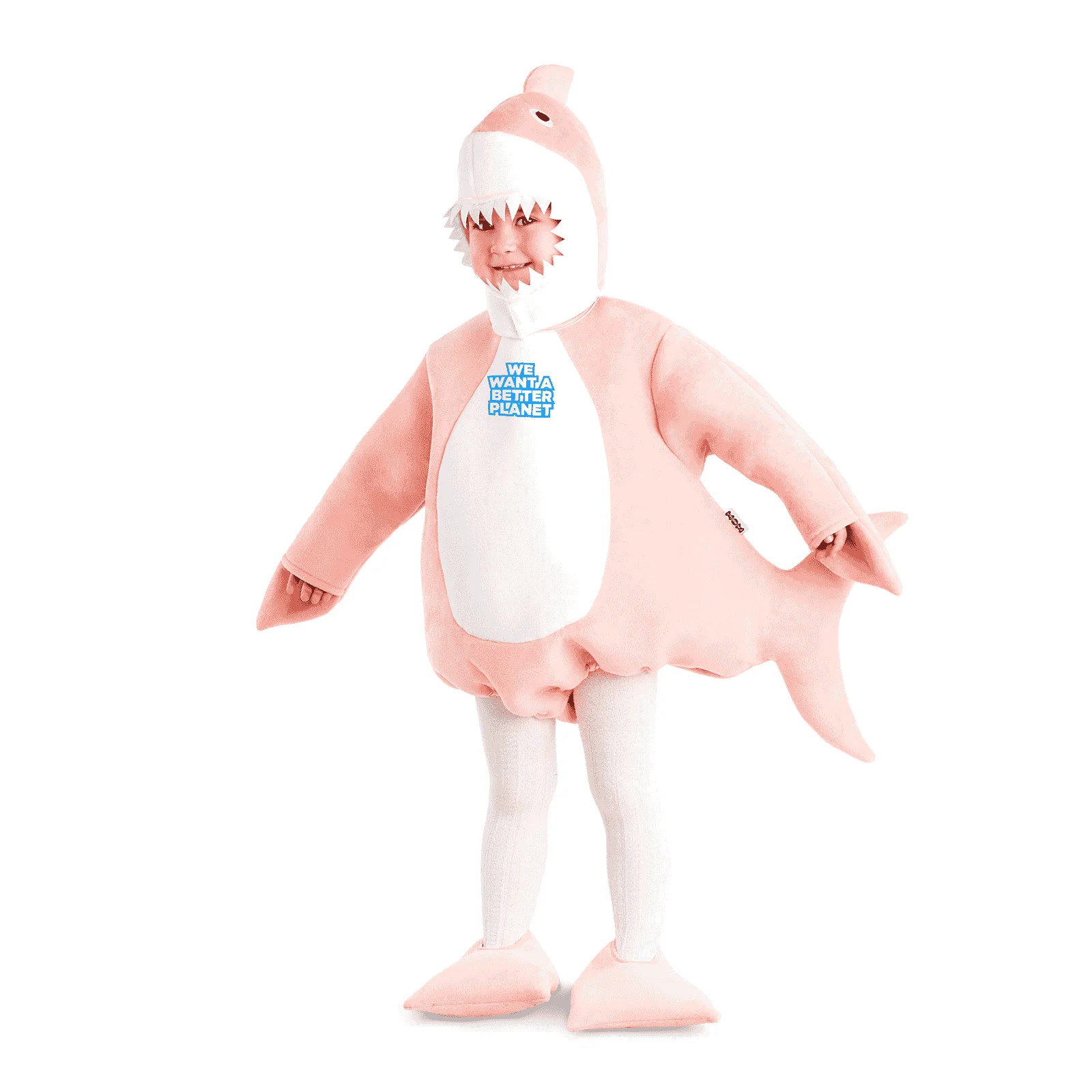 Disfraz de Bebé tiburón rosa 3-4 años infantil - Image 2