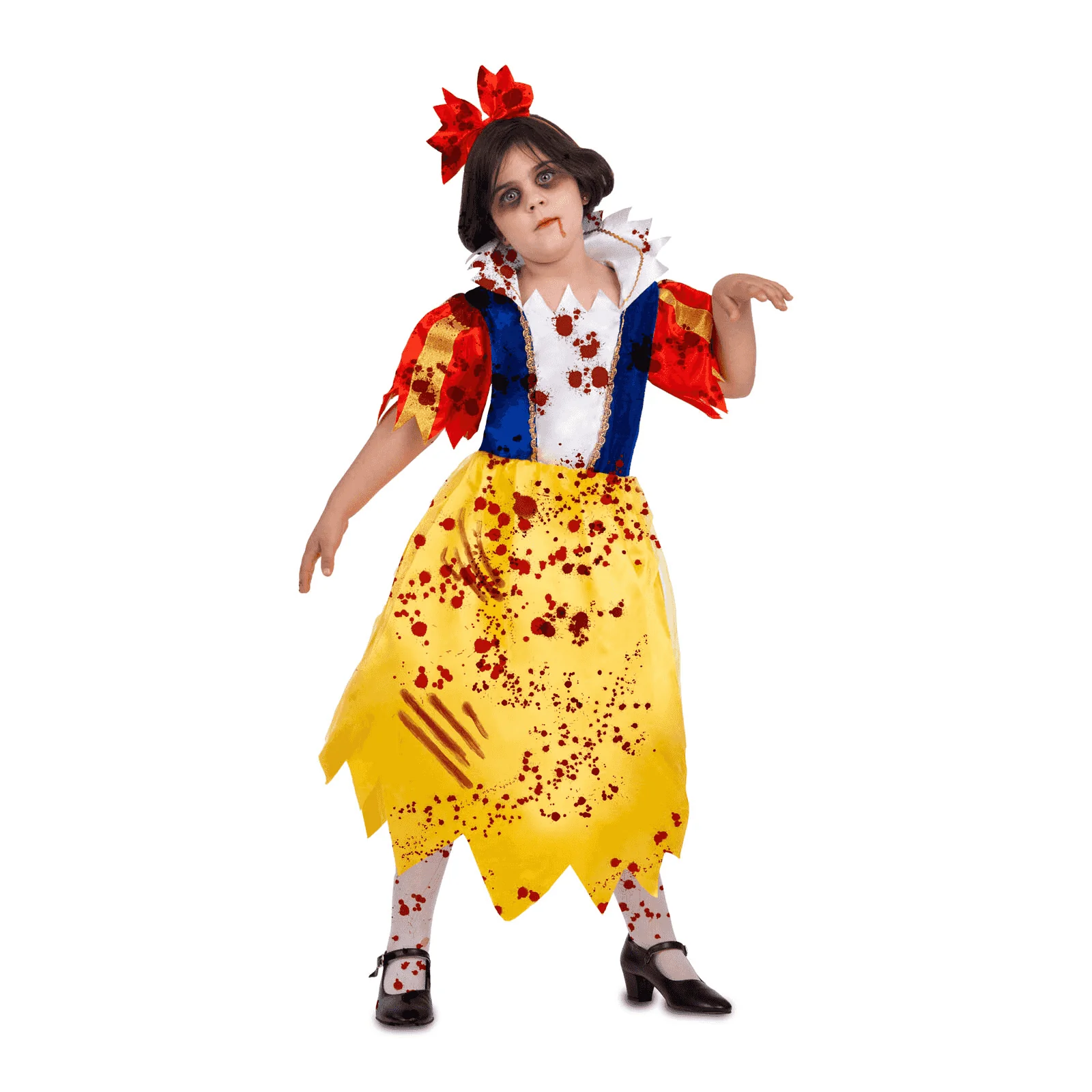 Disfraz de Blancanieves sangrienta 10-12 años infantil