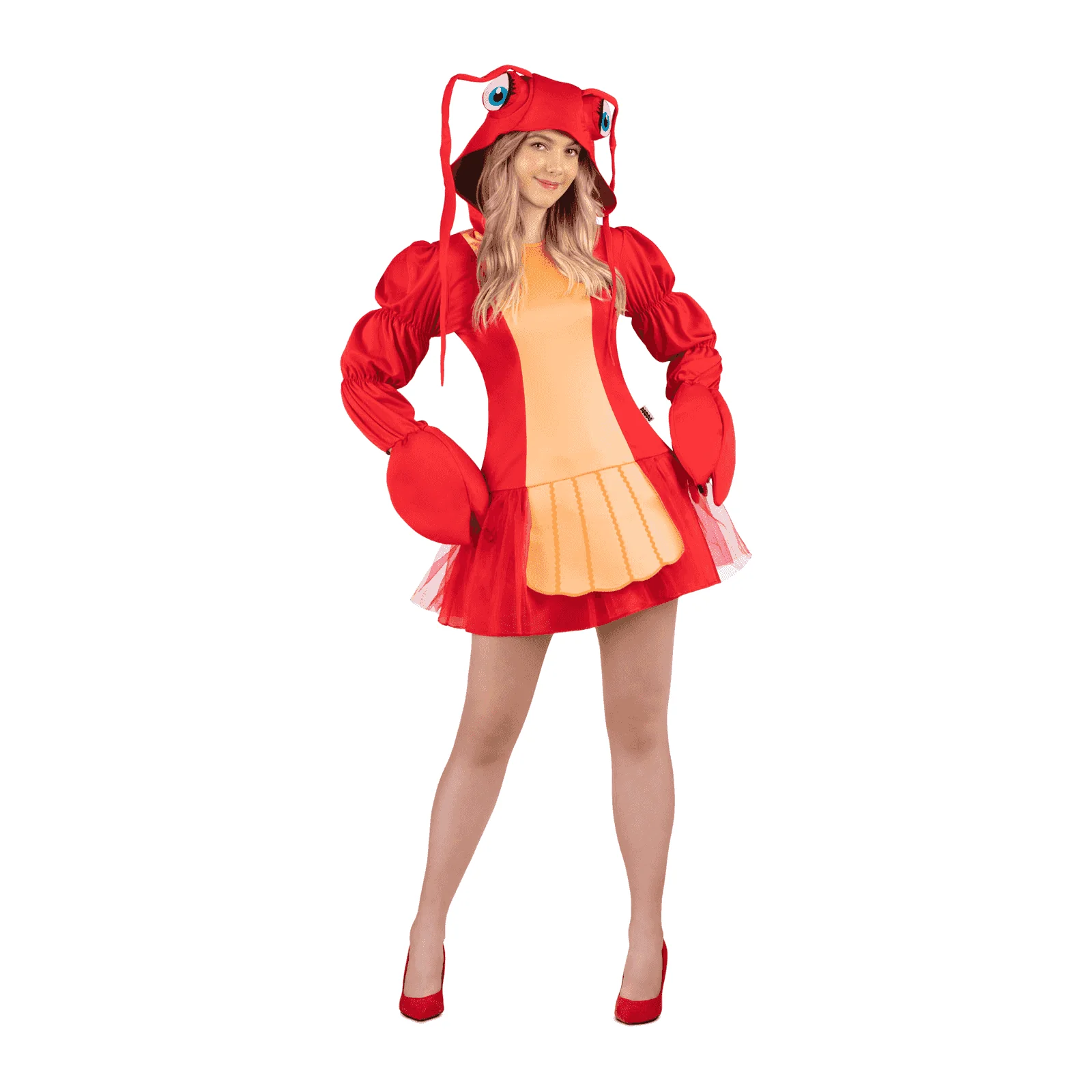 Disfraz de Bogavante chica adulto talla ML