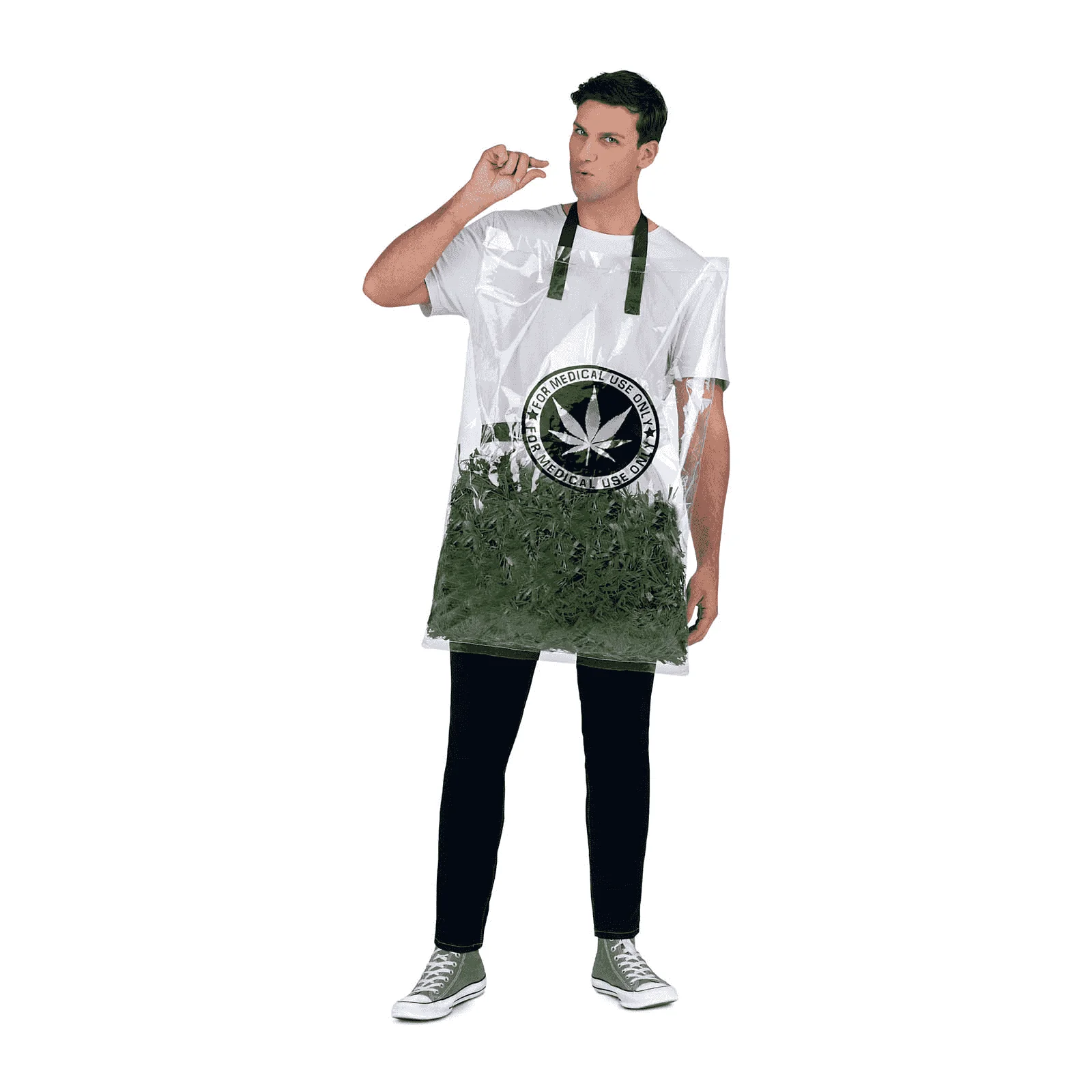Disfraz de Bolsa de hierba one size adult adulto talla TALLA ÚNICA