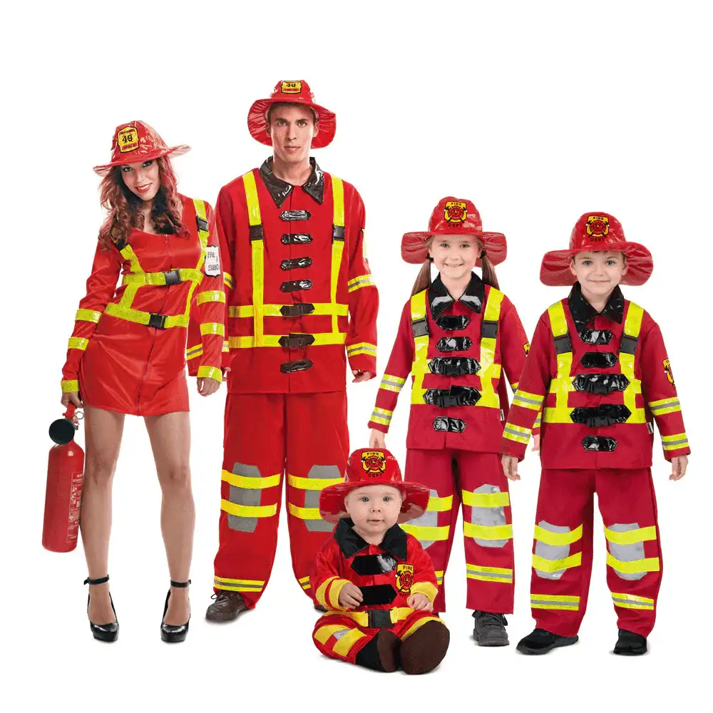 Disfraz de Bombero talla ML – Ideal para carnaval, fiestas y eventos divertidos - Image 5