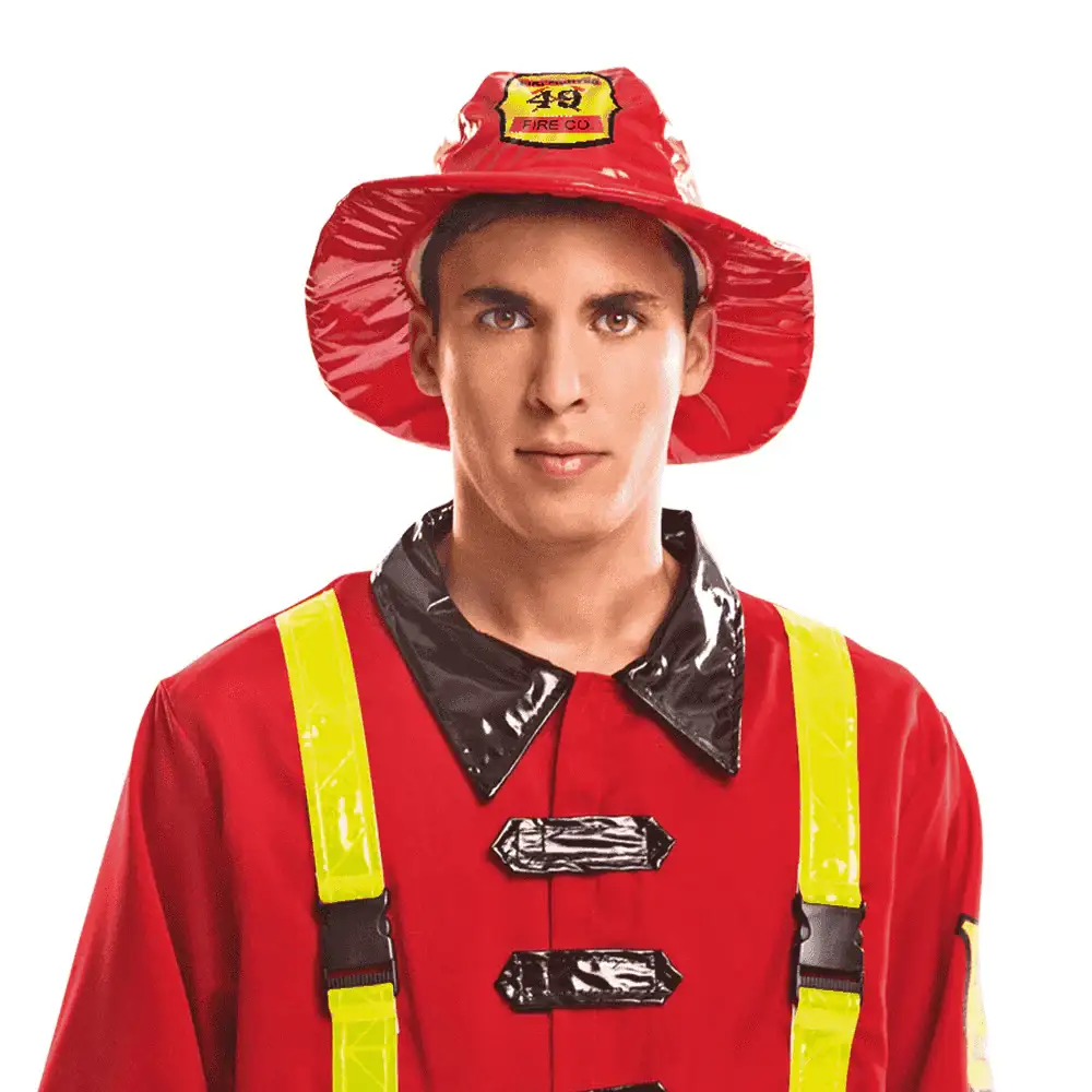 Disfraz de Bombero adulto talla XXXL - Image 2