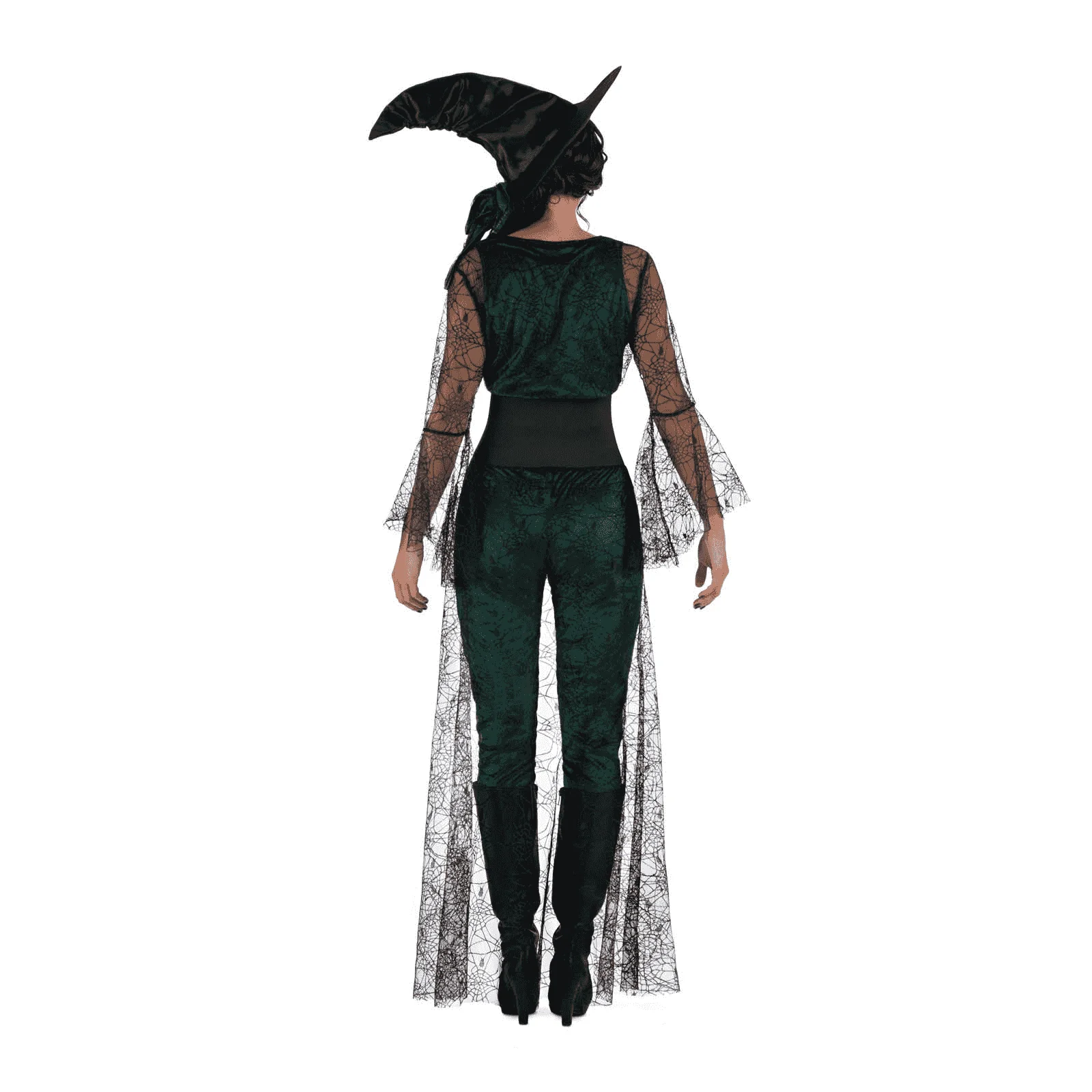 Disfraz de Bruja del aquelarre verde adulto talla M - Image 3