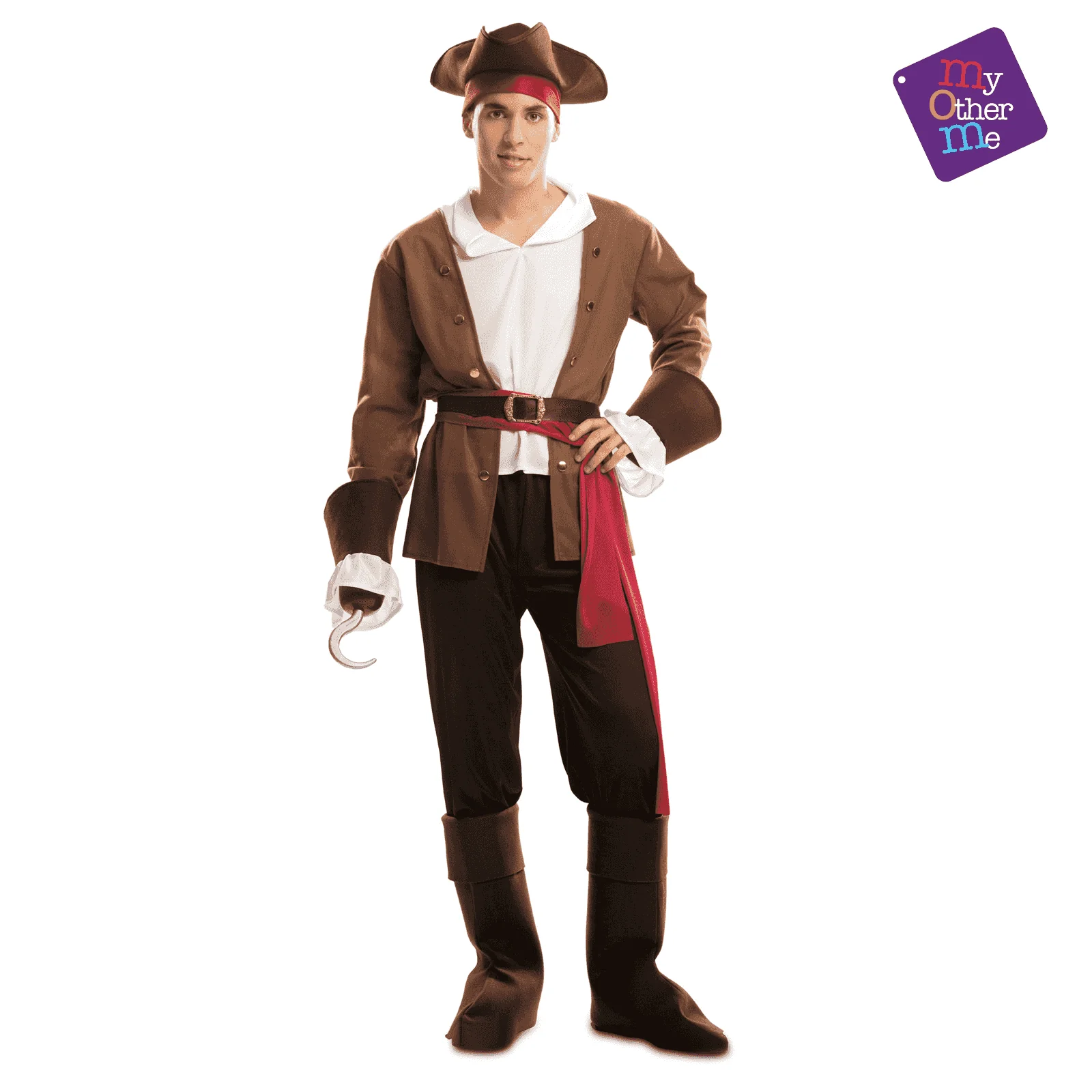 Disfraz de Bucanero adulto talla XL