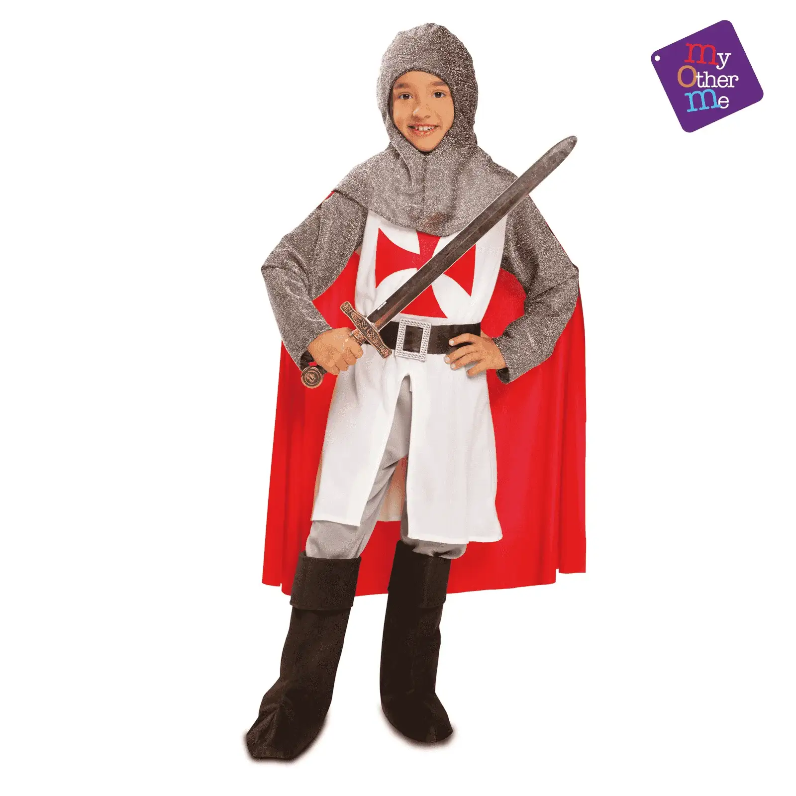 Disfraz de Caballero medieval talla 10-12 años – Ideal para carnaval, fiestas y eventos divertidos