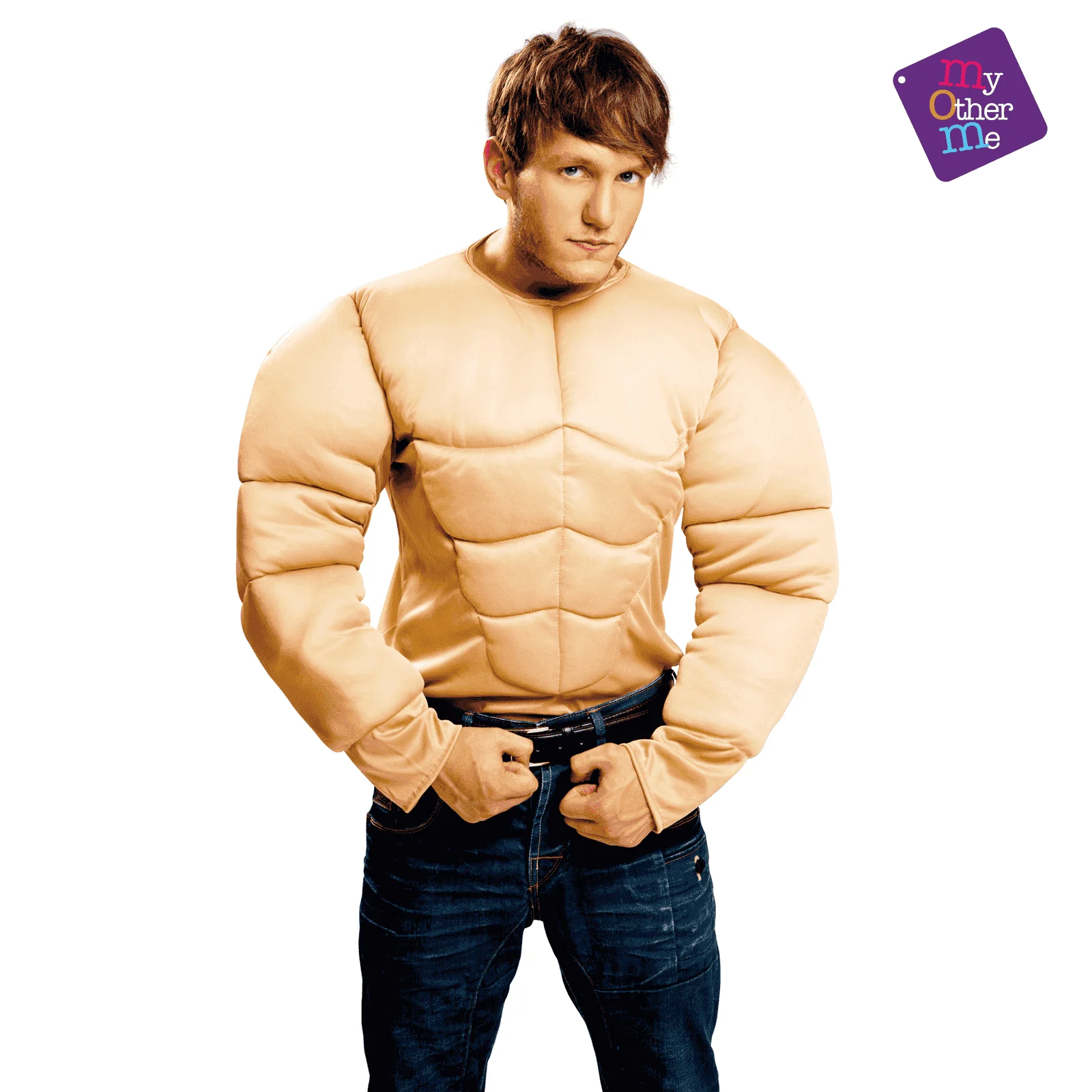 Disfraz de Camiseta musculosa adulto talla ML