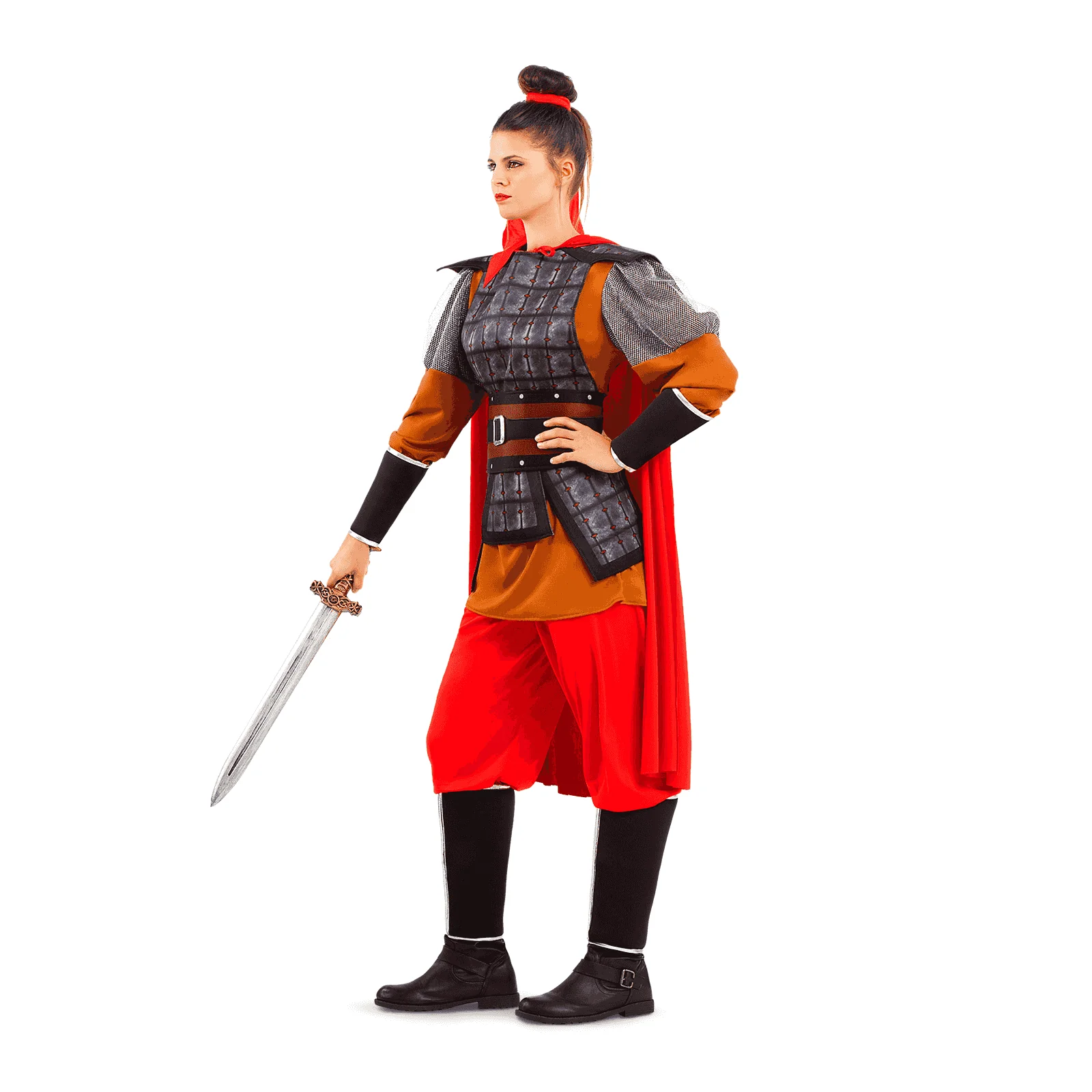 Disfraz de Chinese warrior adulto talla S - Image 2