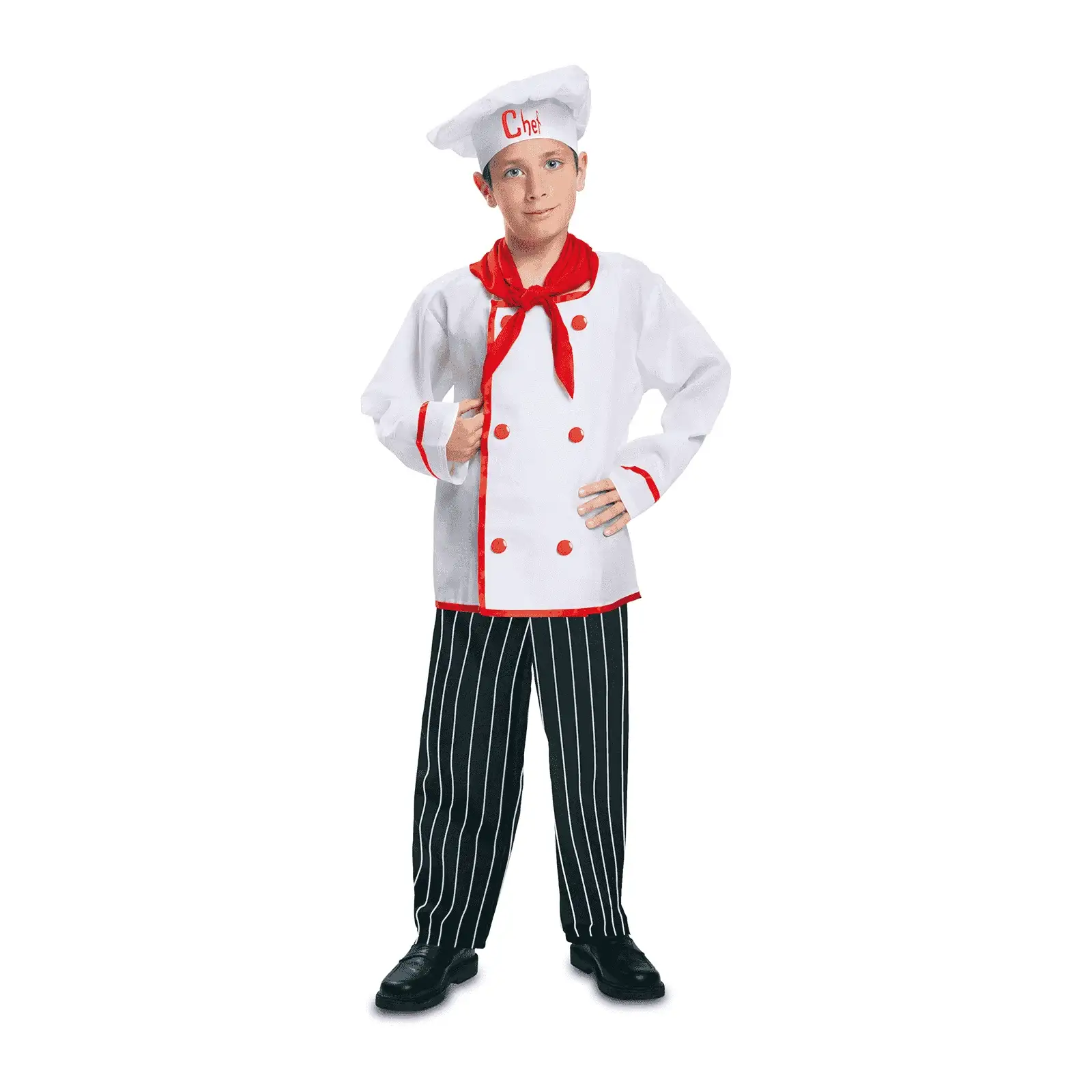 Disfraz de Cocinero talla 5-6 años – Ideal para carnaval, fiestas y eventos divertidos