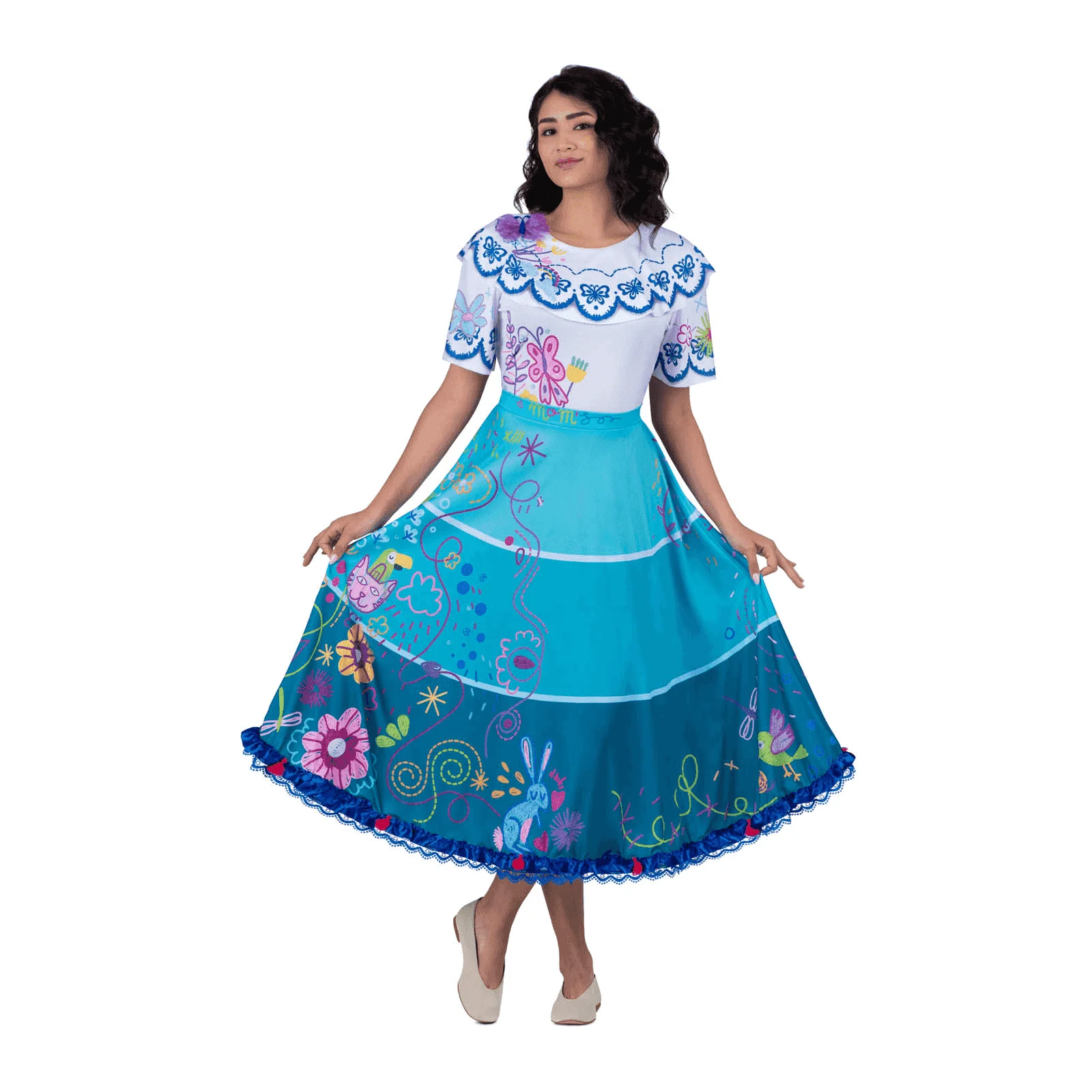 Disfraz de Colombiana adulto talla XL