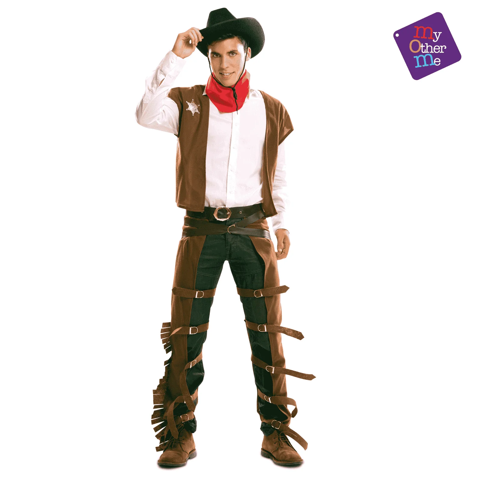 Disfraz de Cowboy adulto talla S