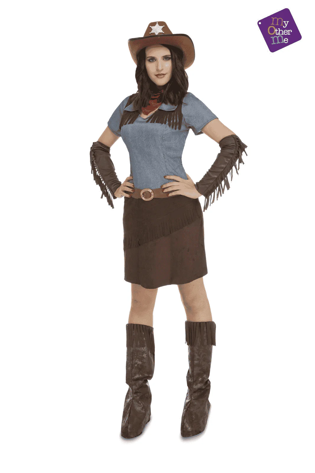 Disfraz de Cowgirl adulto talla S