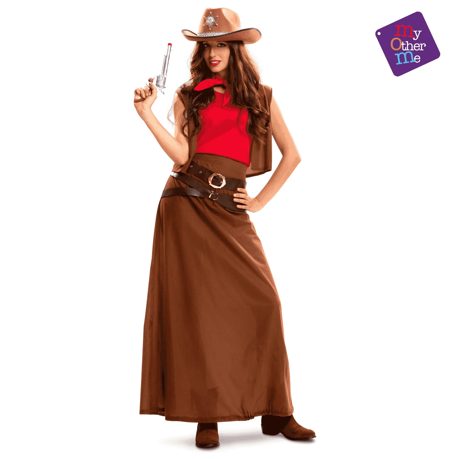 Disfraz de Cowgirl adulto talla XL