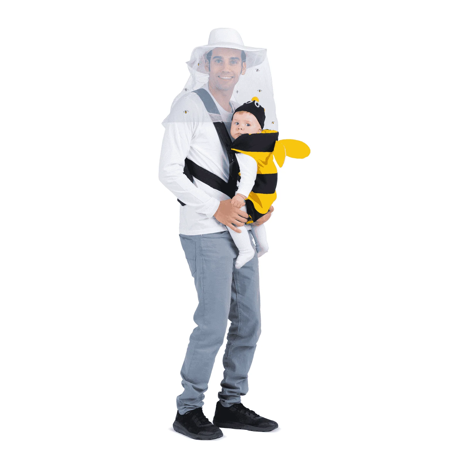 Disfraz de Cubremochila apicultor y abeja one size adulto talla TALLA ÚNICA - Image 2