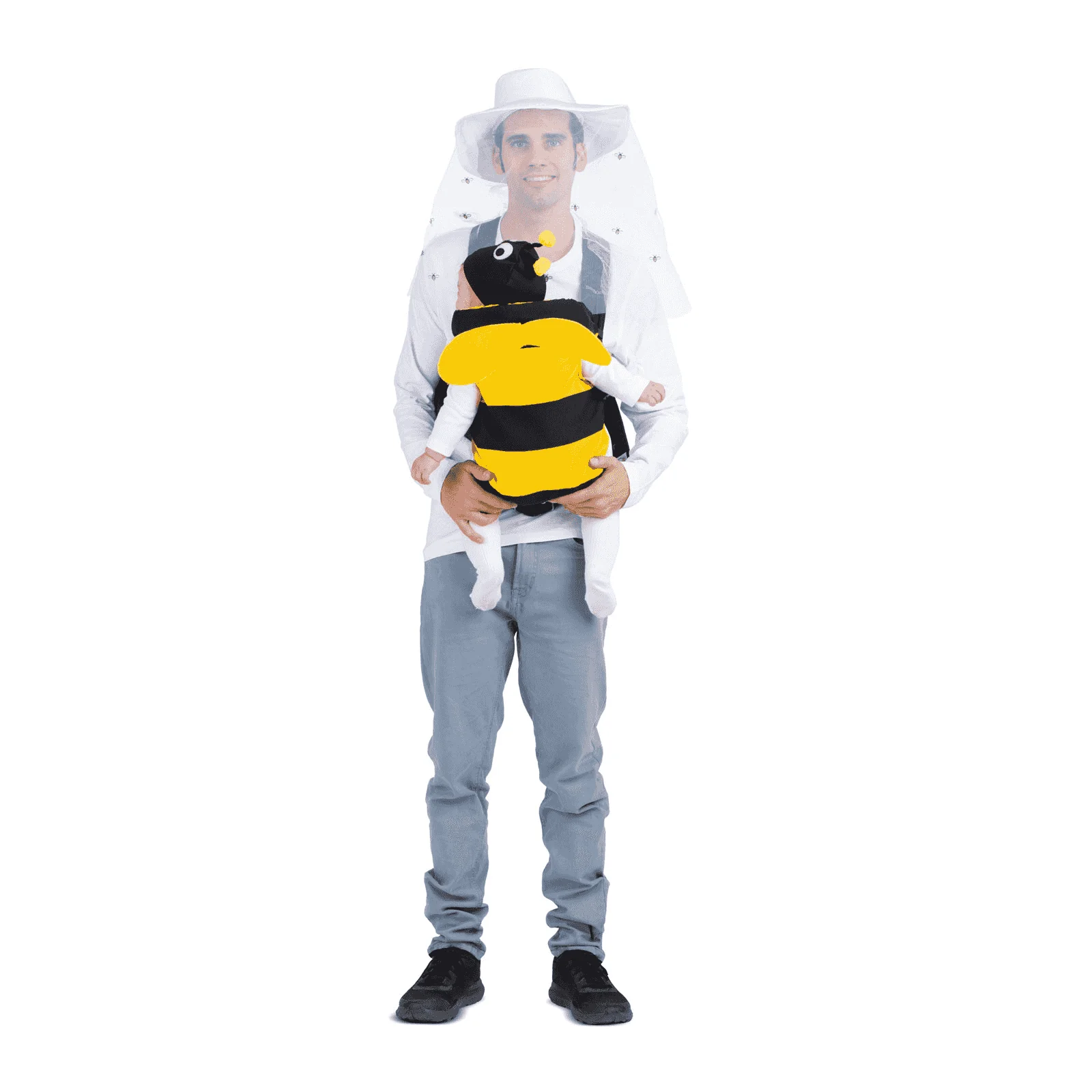 Disfraz de Cubremochila apicultor y abeja one size adulto talla TALLA ÚNICA - Image 3
