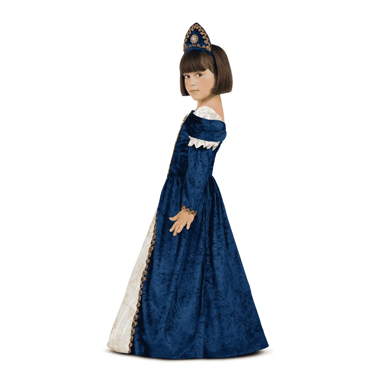 Disfraz de Dama medieval talla 3-4 años – Ideal para carnaval, fiestas y eventos divertidos - Image 2