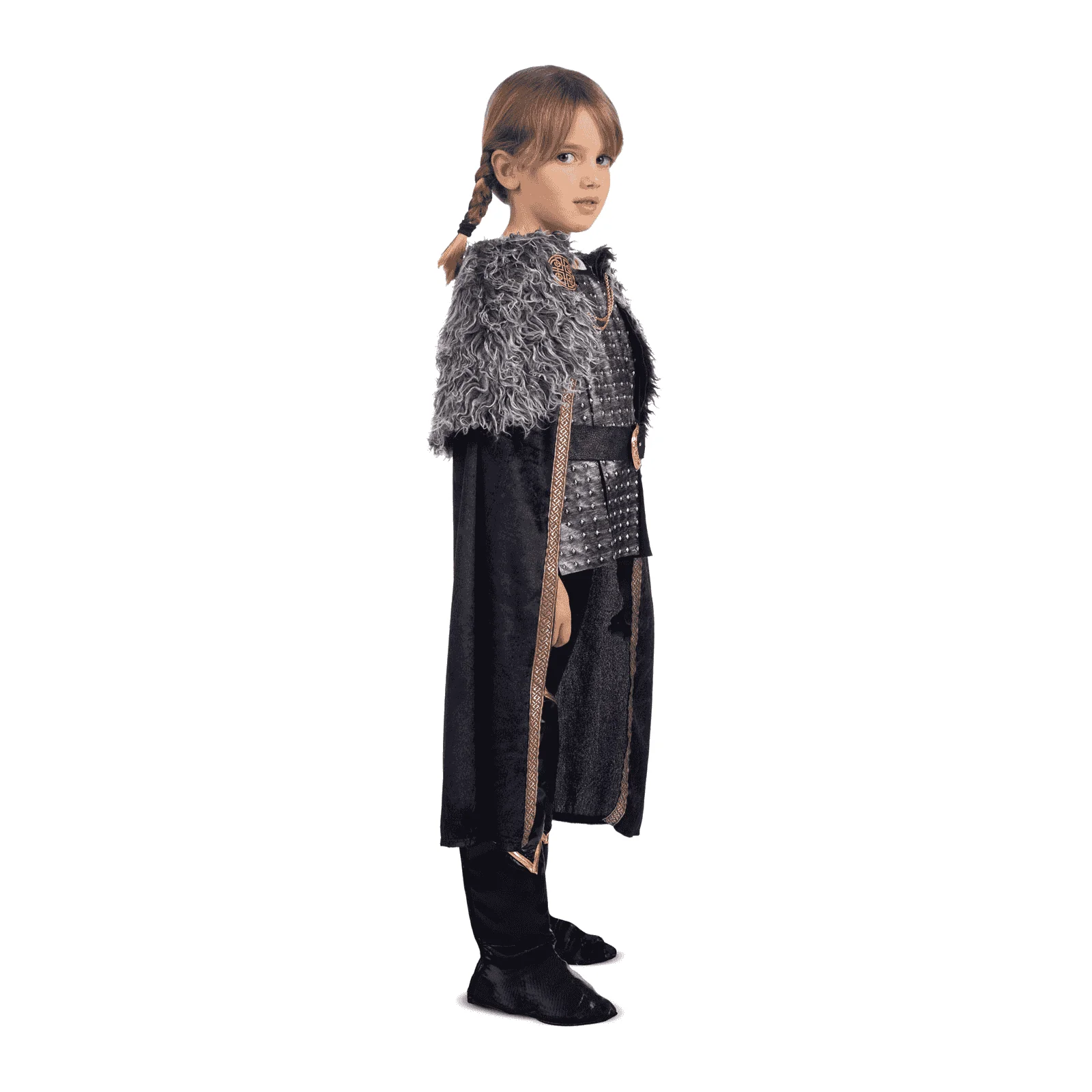 Disfraz de Dama vikinga 10-12 años infantil - Image 2