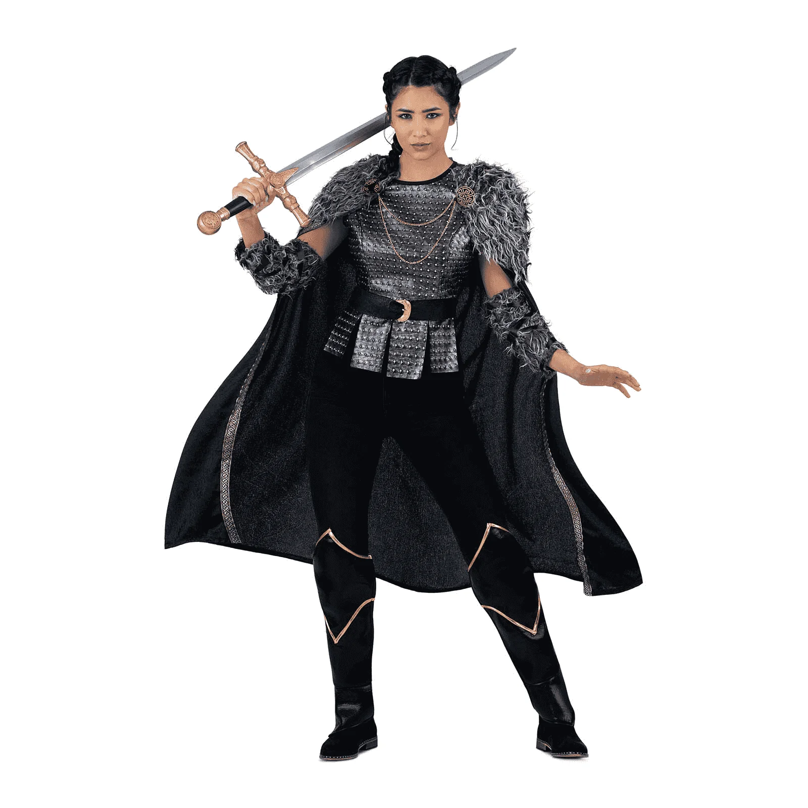 Disfraz de Dama vikinga adulto talla XXXL
