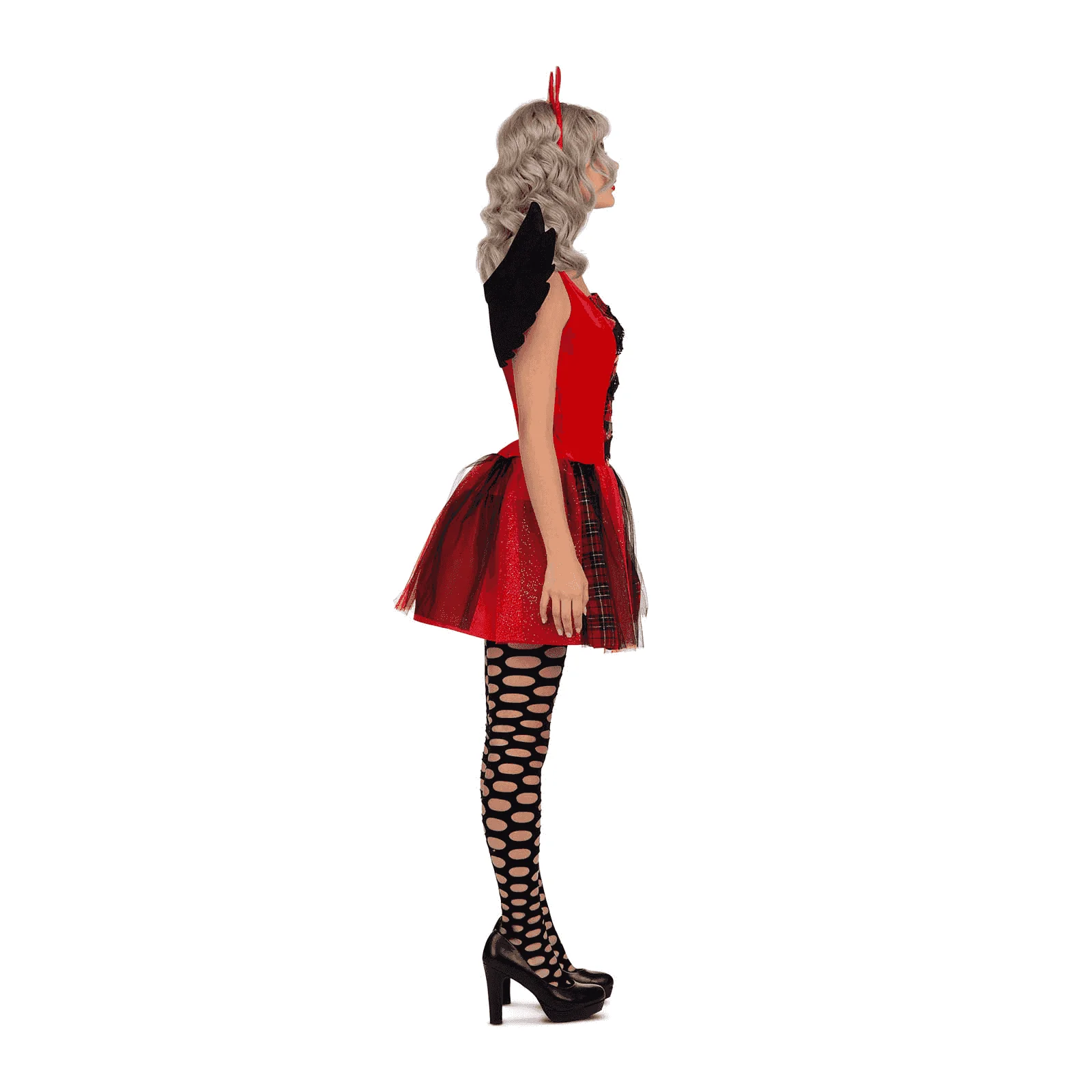 Disfraz de Diablesa punk adulto talla ML - Image 2
