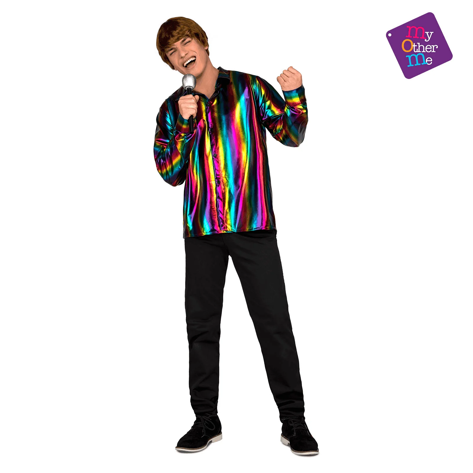 Disfraz de Disco shirt ml adulto talla ML
