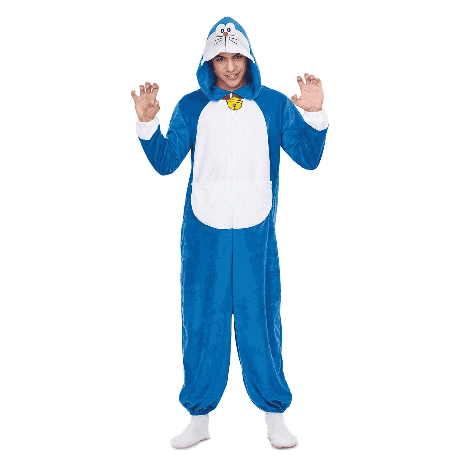 Disfraz de Doraemon jumpsuit adulto talla S