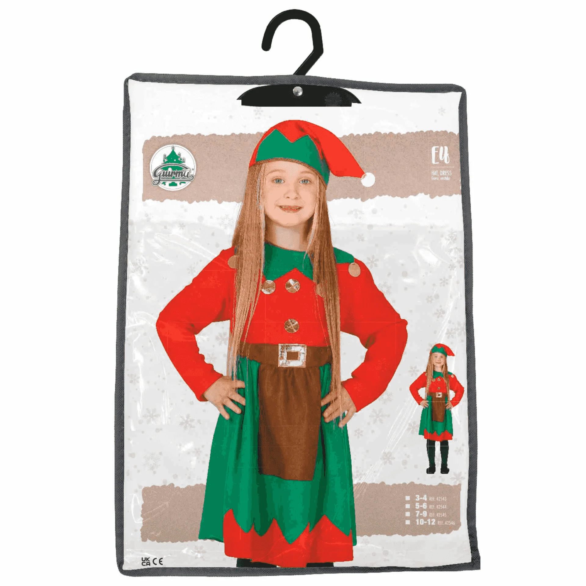 Disfraz de Elfa Infantil - Talla 3 a 4 Años - Image 3
