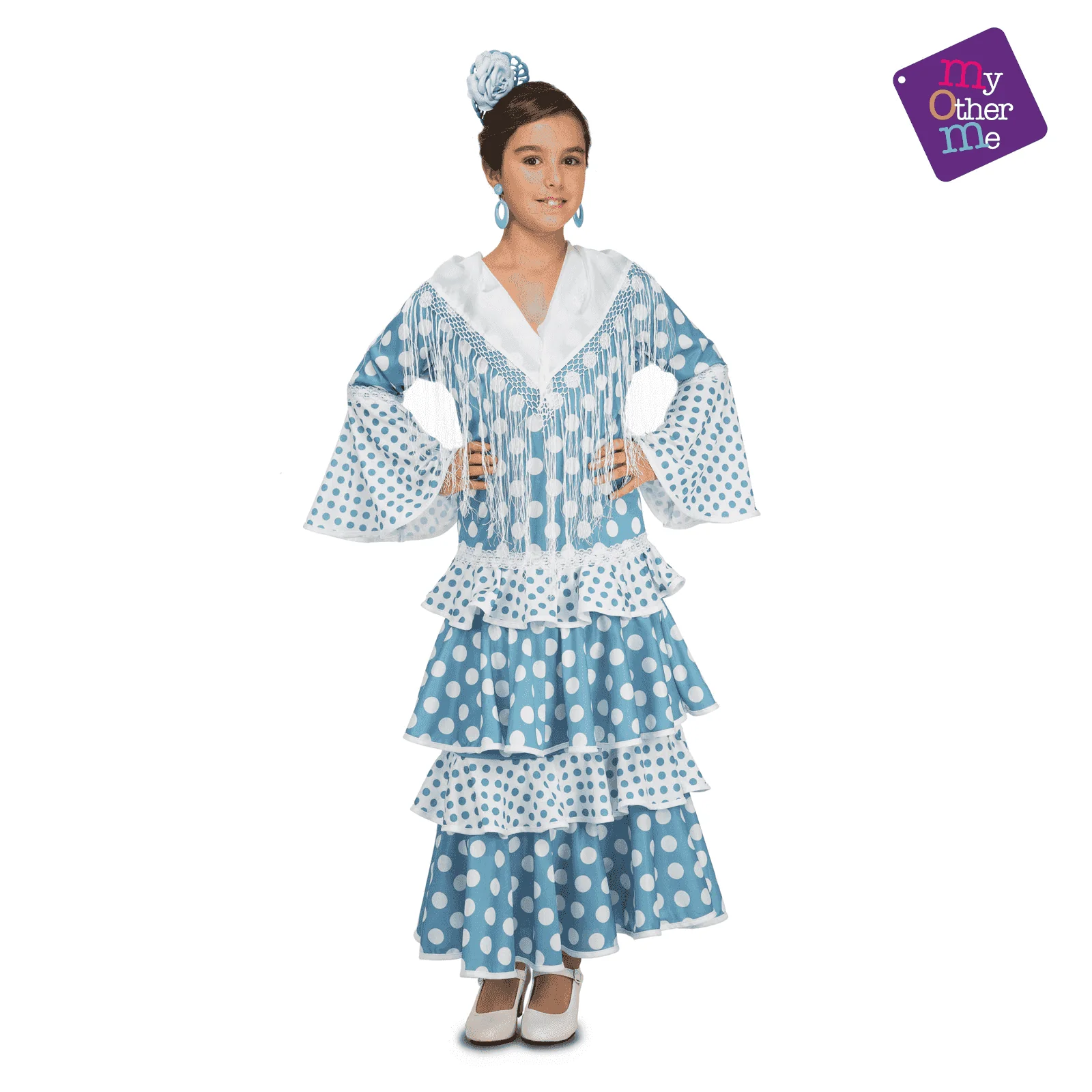 Disfraz de Flamenca guadalquivir 3-4 años infantil