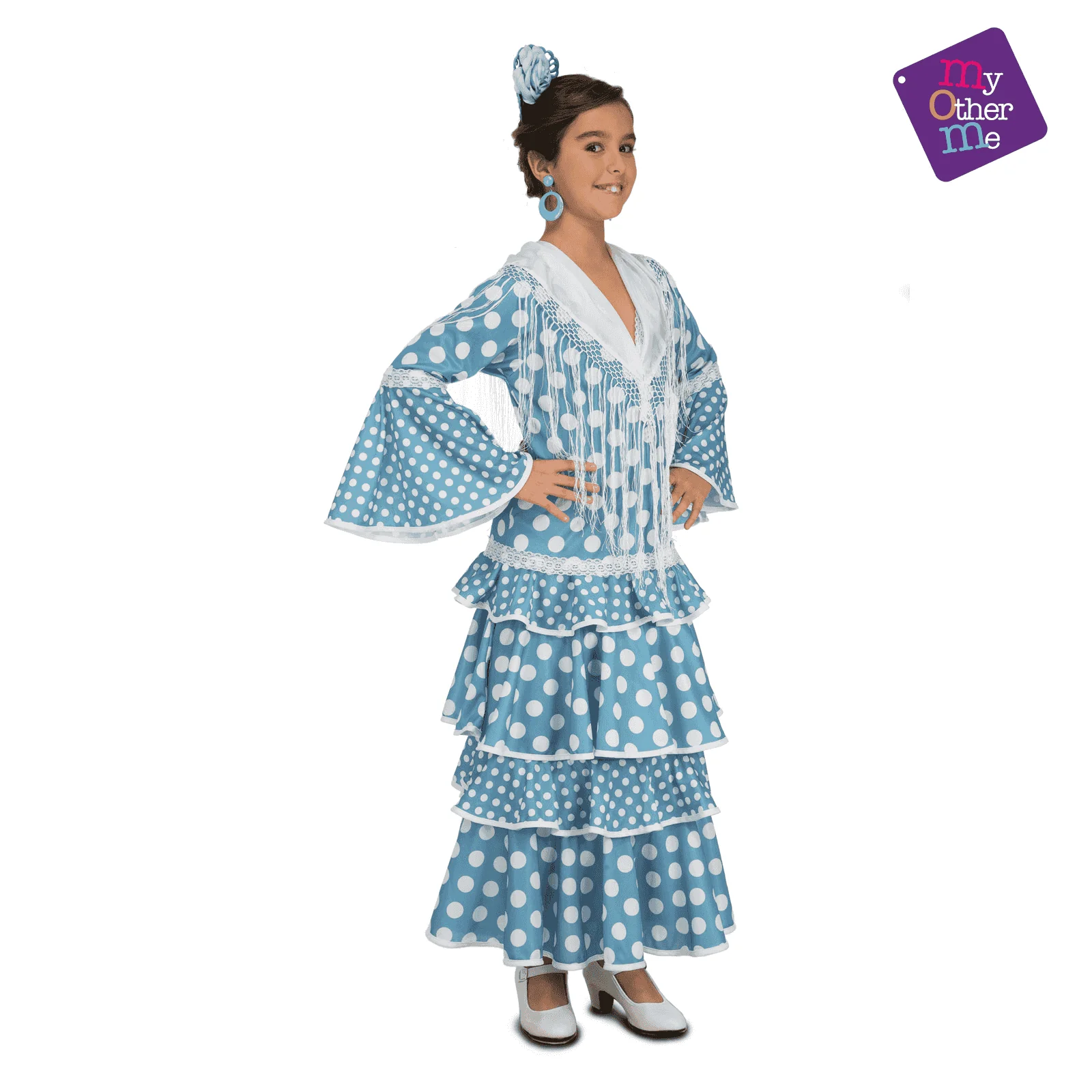 Disfraz de Flamenca huelva 5-6 años infantil