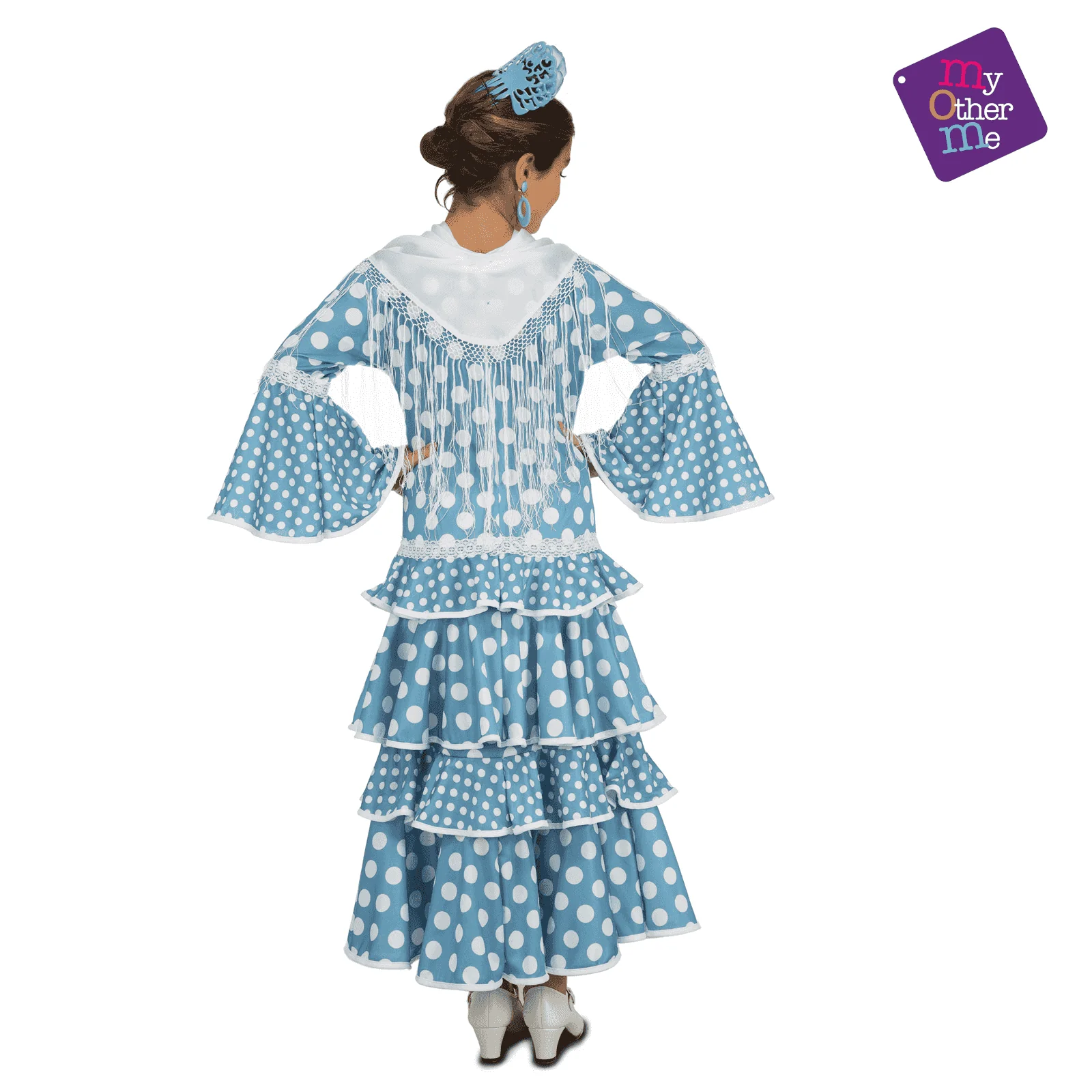 Disfraz de Flamenca huelva 5-6 años infantil - Image 2