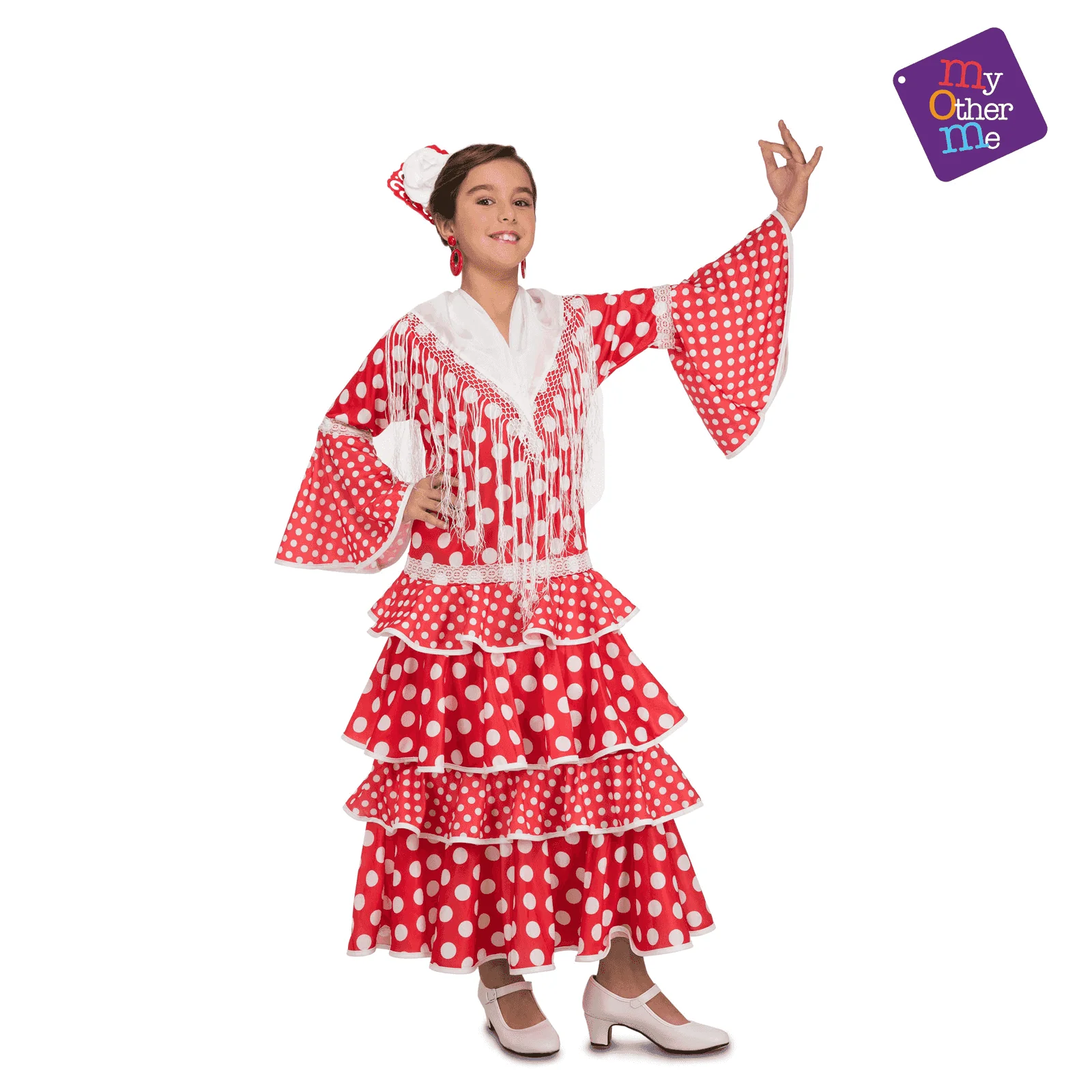 Disfraz de Flamenca sevilla 10-12 años infantil