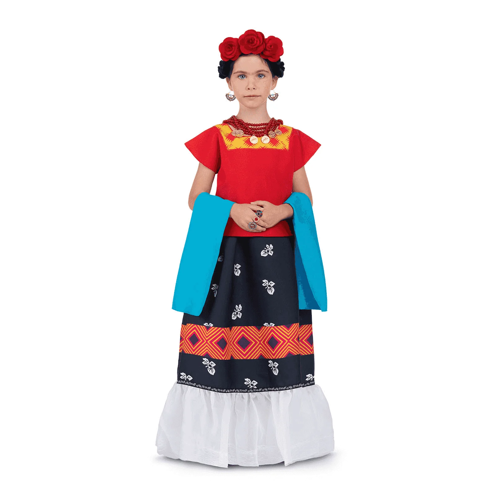 Disfraz de Frida kahlo child 5-6 años infantil