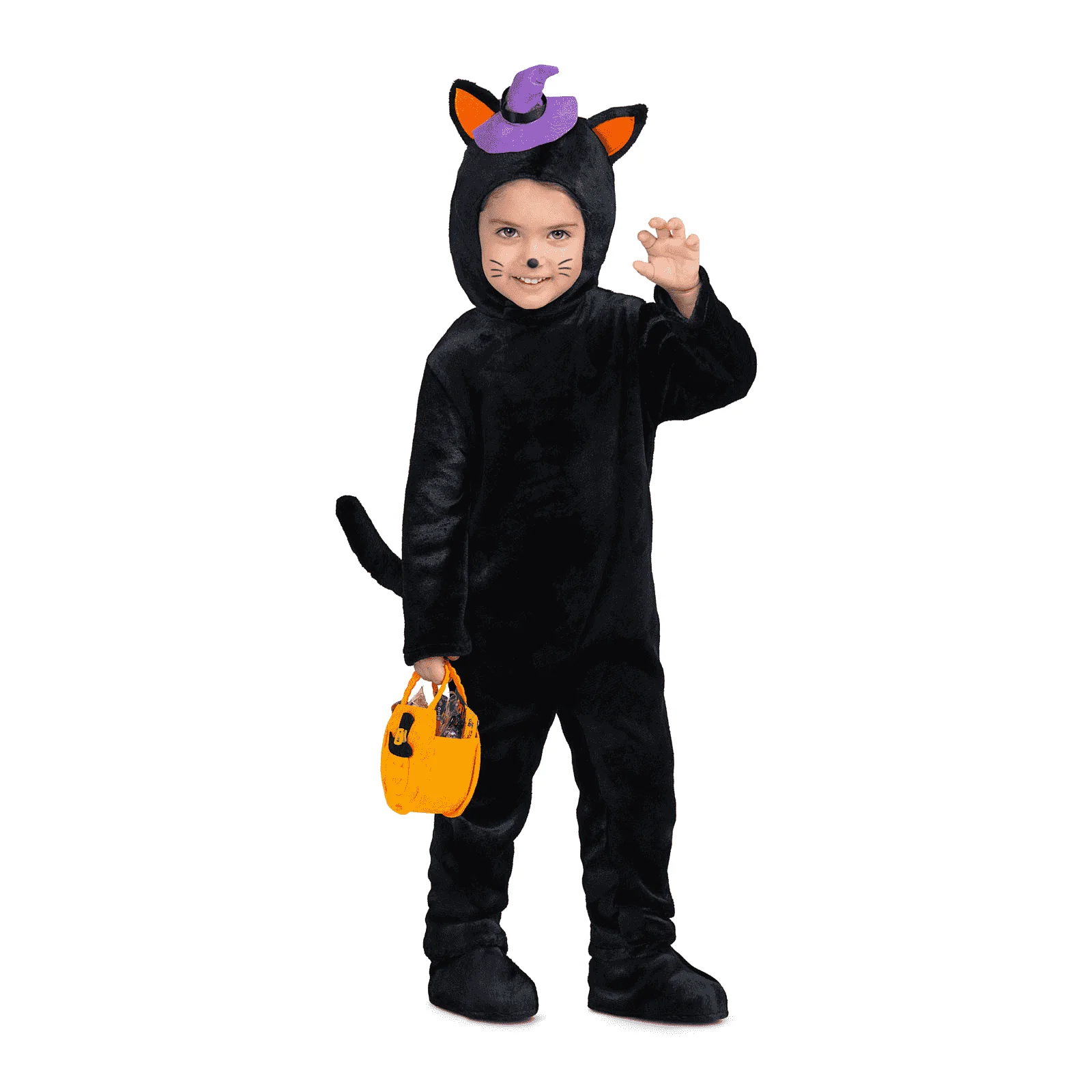 Disfraz de Gatito con calabaza 3-4 años infantil