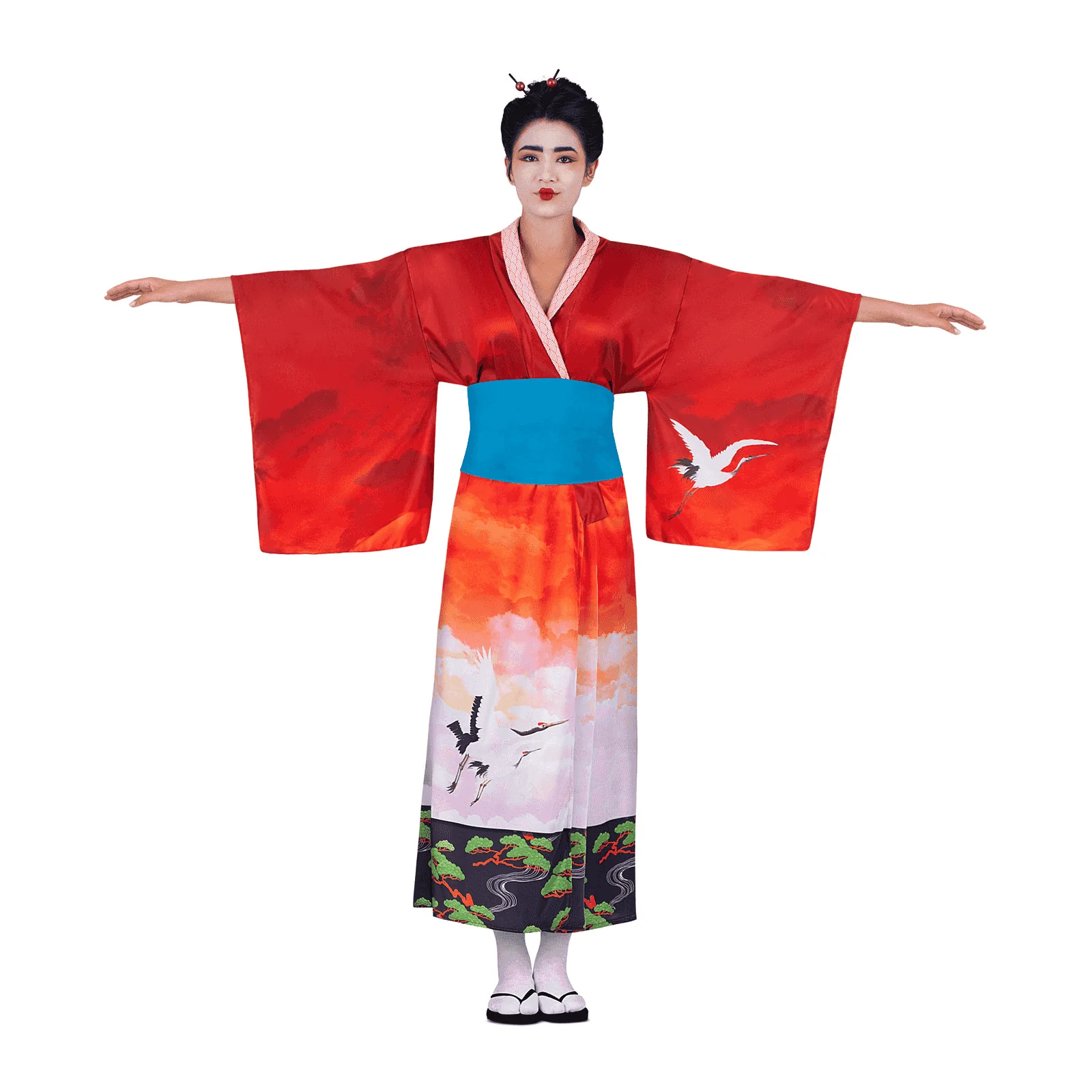 Disfraz de Geisha adulto talla M - Image 4