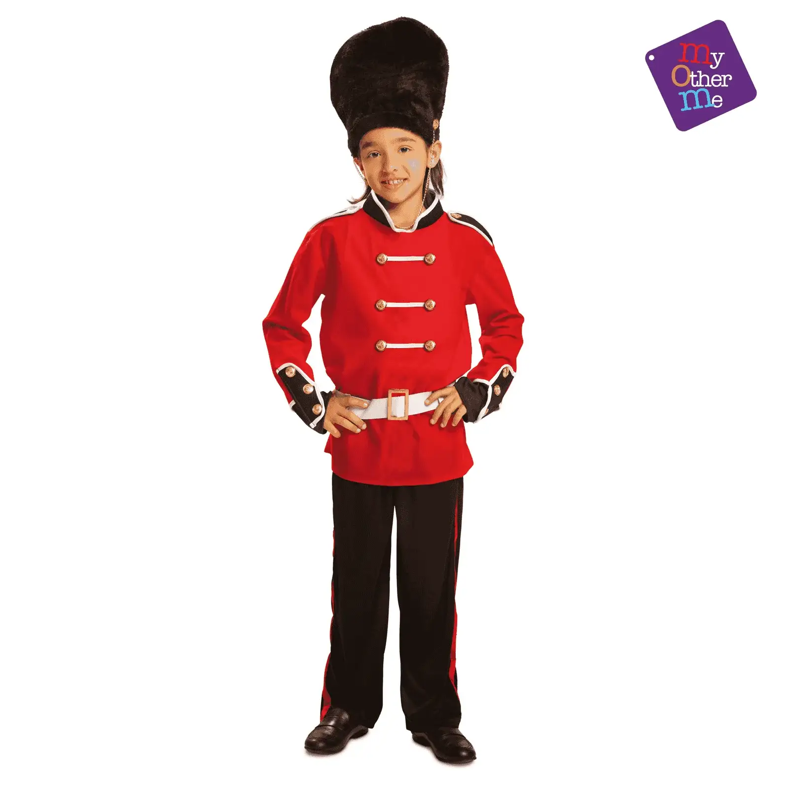 Disfraz de Guardia inglesa talla 5-6 años – Ideal para carnaval, fiestas y eventos divertidos