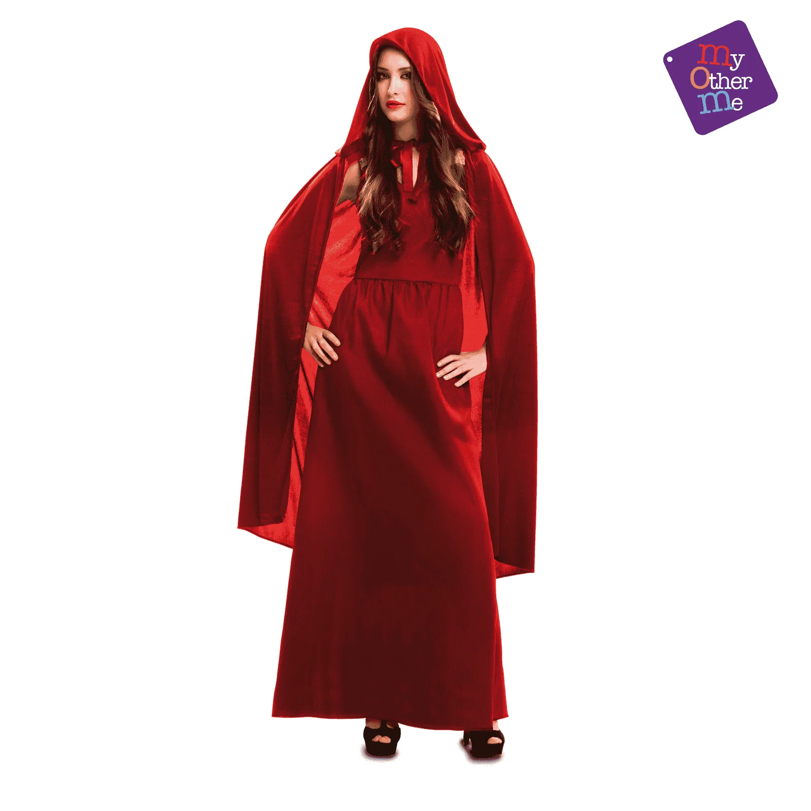 Disfraz de Hechicera roja adulto talla ML