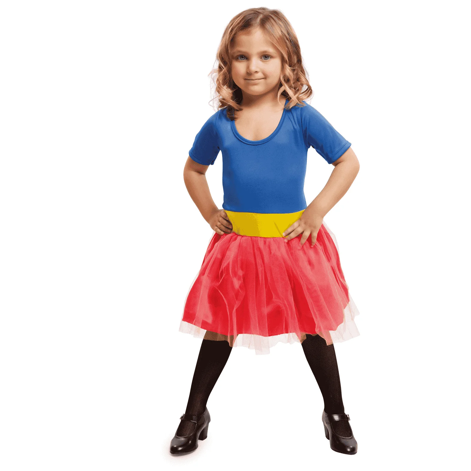 Disfraz de Heroína azul 3-6 años 3-6 años niña infantil