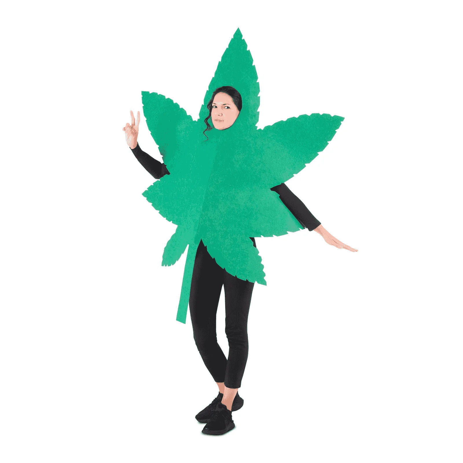 Disfraz de Hoja de hierba one size adult adulto talla TALLA ÚNICA - Image 4