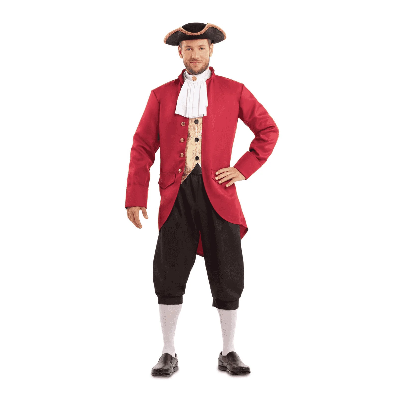 Disfraz de Hombre colonial adulto talla XXL