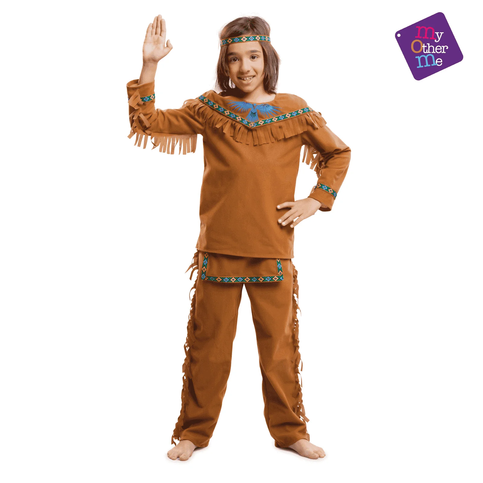 Disfraz de Indian boy 10-12 años infantil