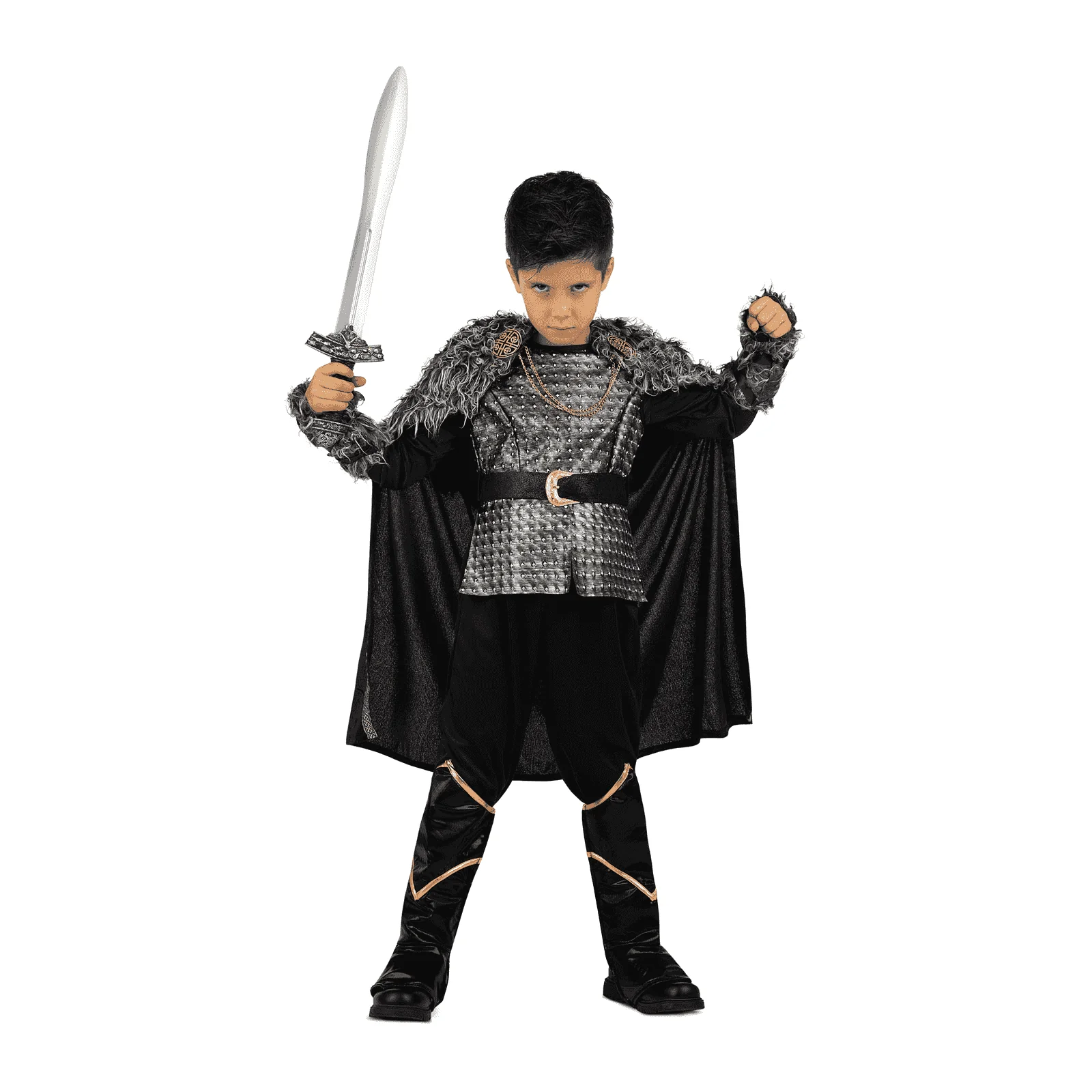 Disfraz de Jefe vikingo 5-6 años infantil - Image 4