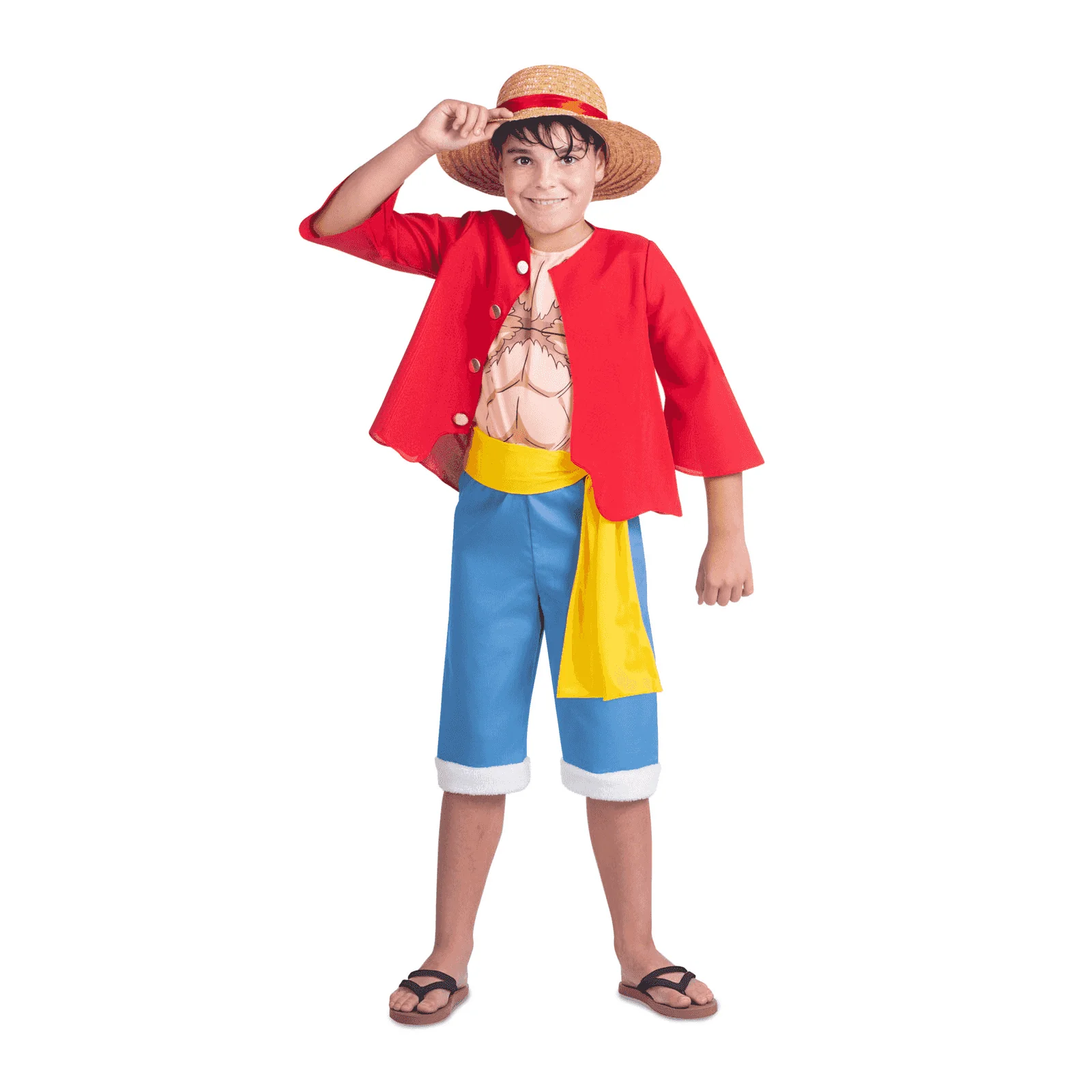 Disfraz de Luffy 10-12 años infantil