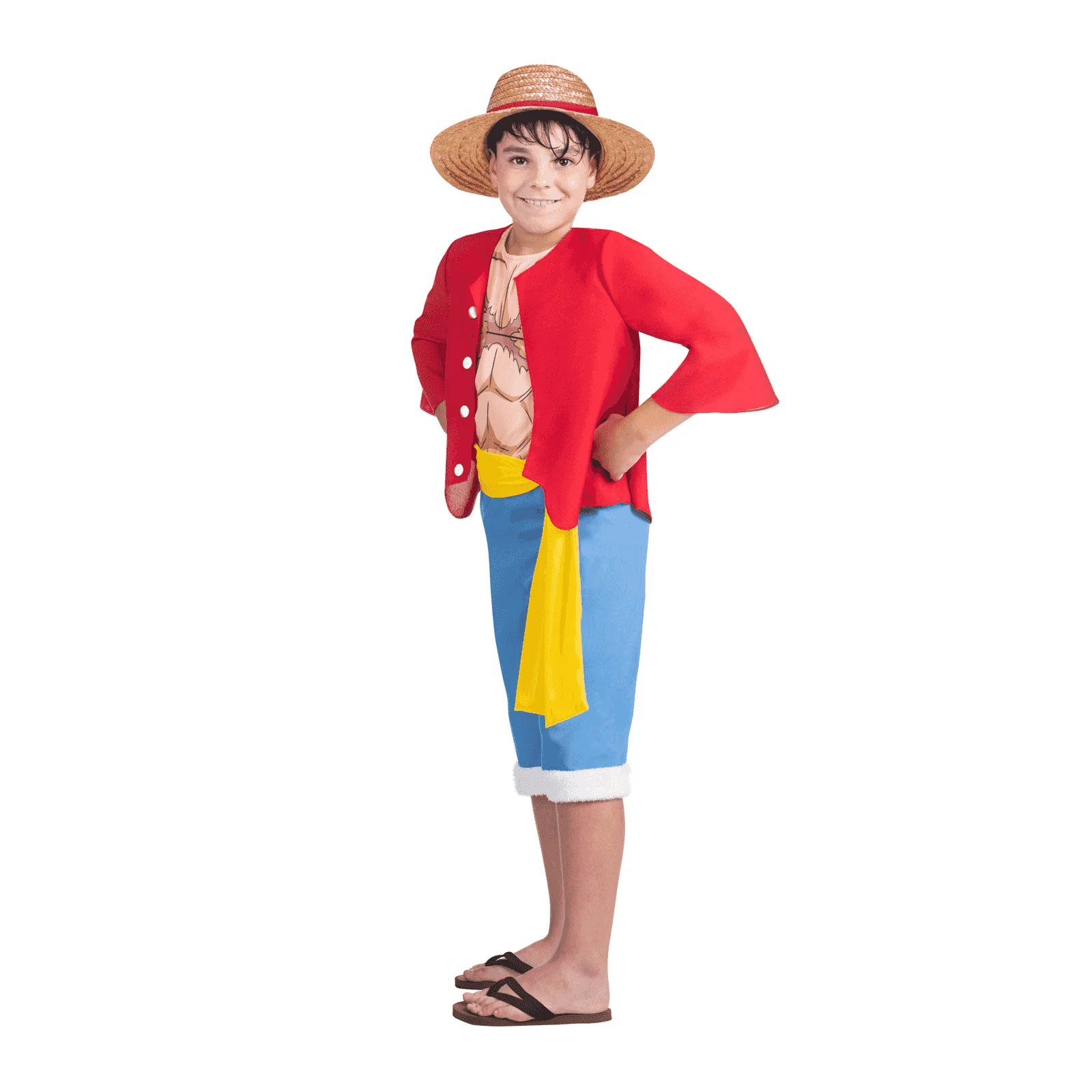 Disfraz de Luffy 10-12 años infantil - Image 2