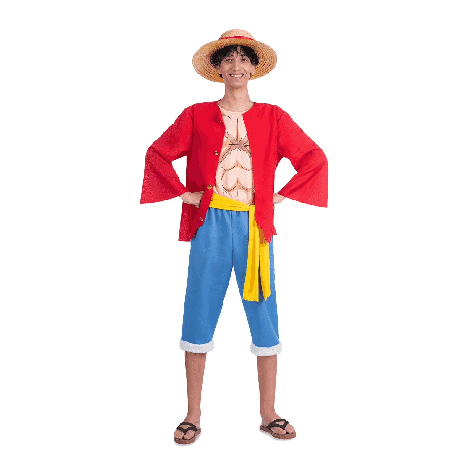 Disfraz de Luffy adulto talla L