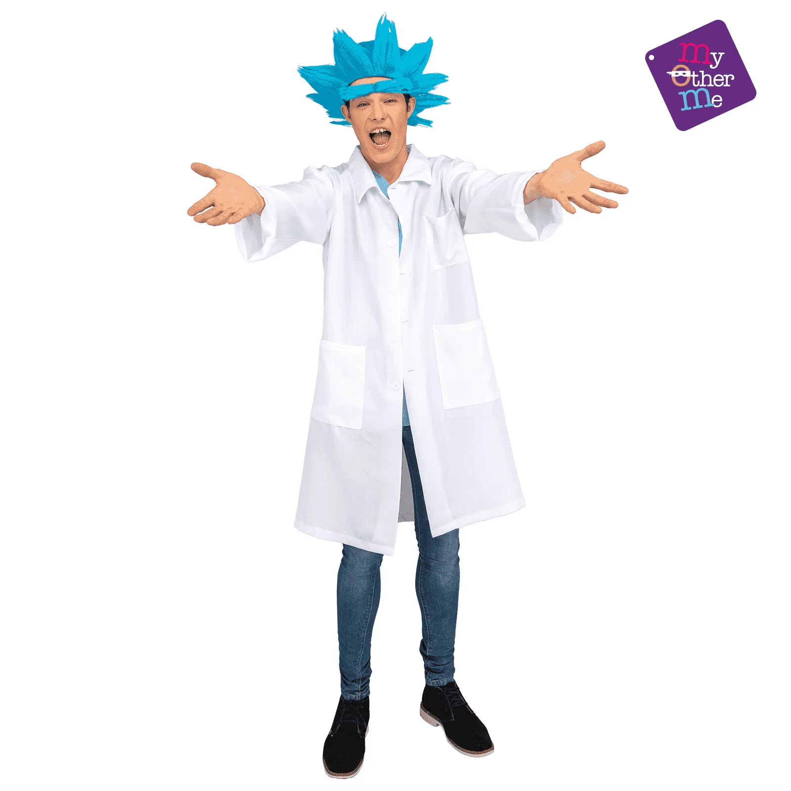 Disfraz de Mad scientist adulto talla S