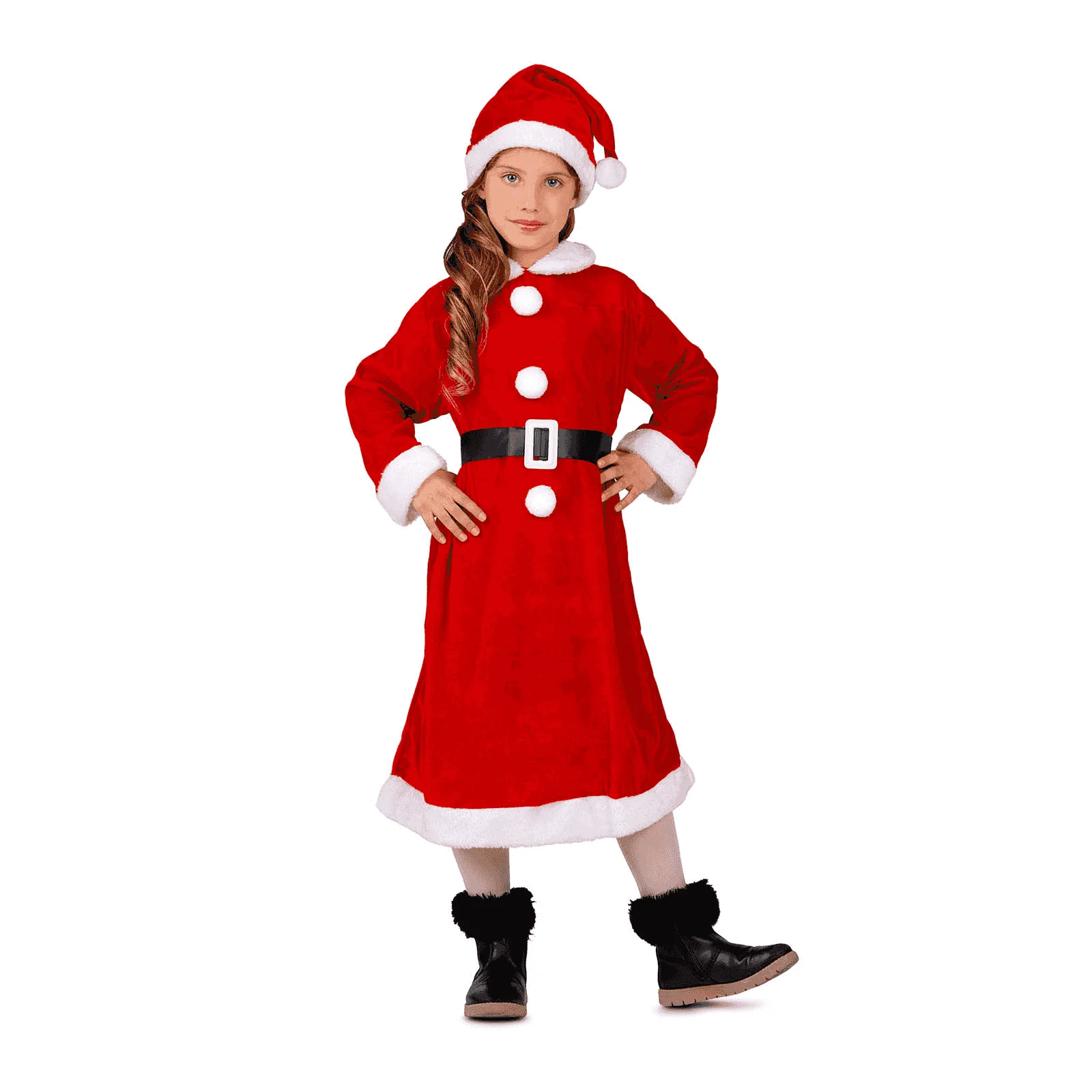 Disfraz de Mamá noel 7-9 años infantil