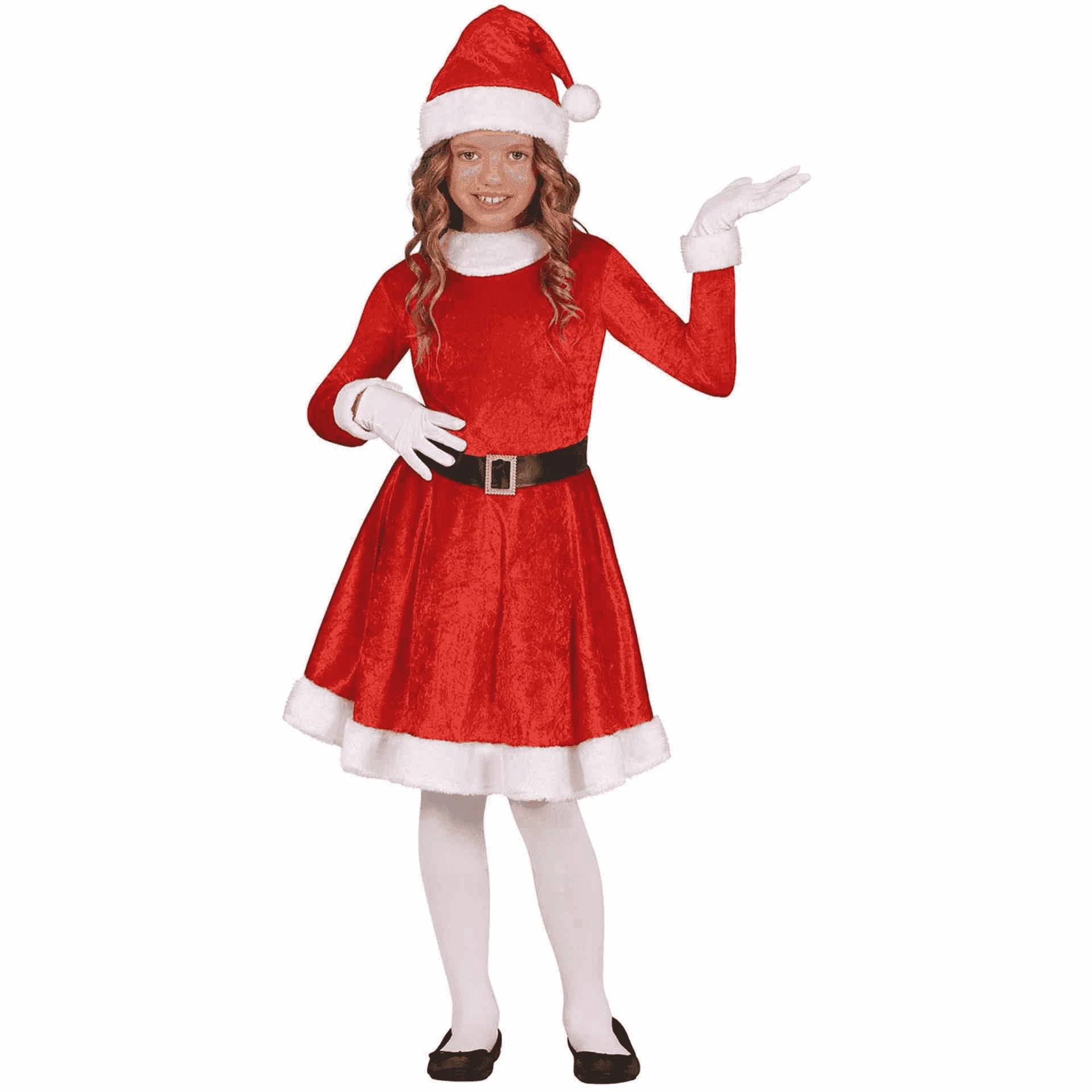 Disfraz de Mamá Noel (Talla 7-9 años)