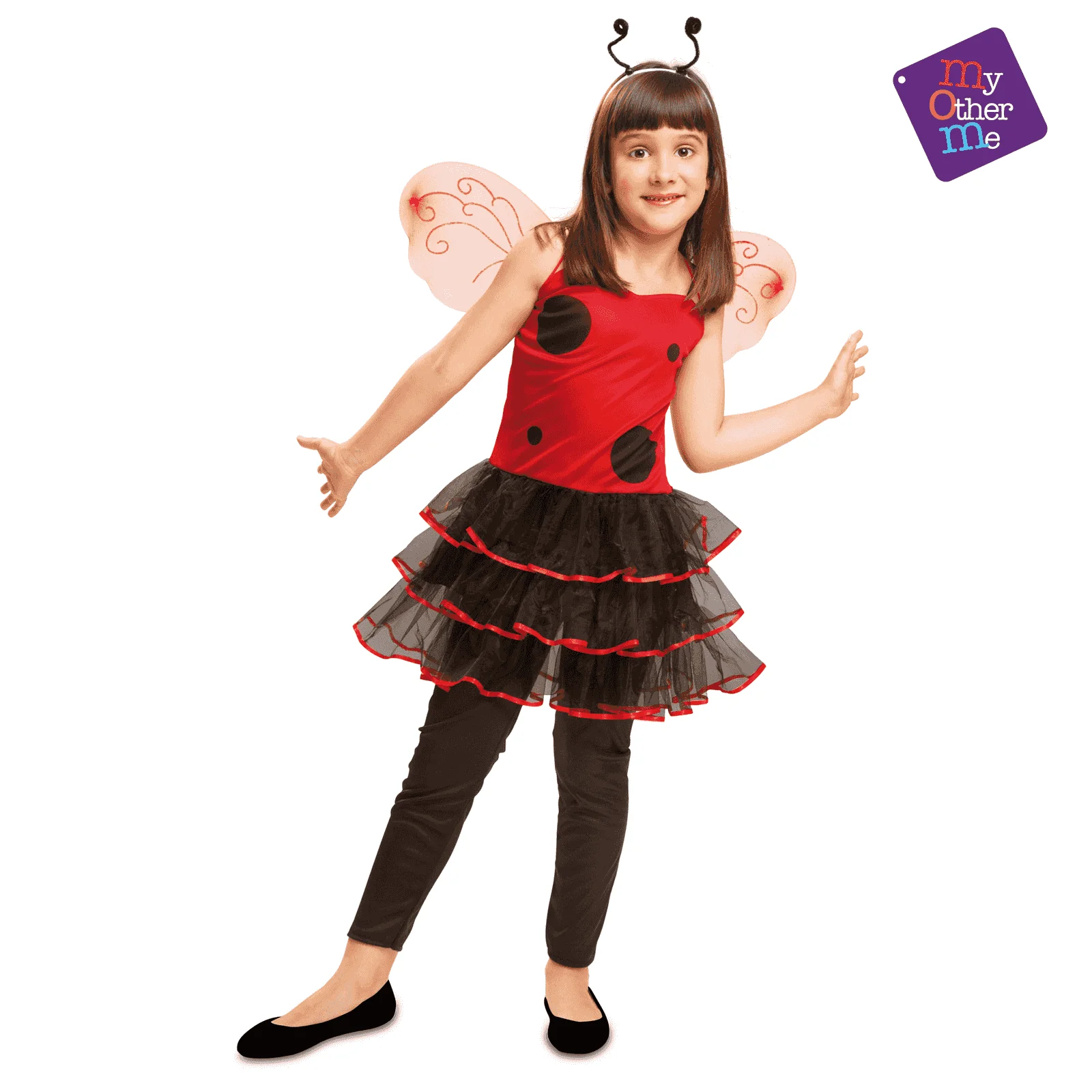 Disfraz de Mariquita chic 10-12 años niña infantil