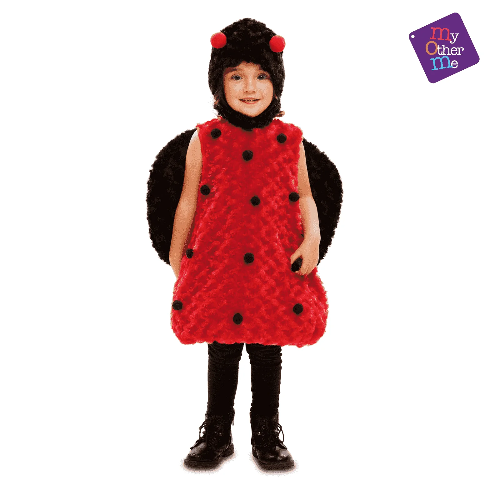 Disfraz de Mariquita peluche 5-6 años infantil