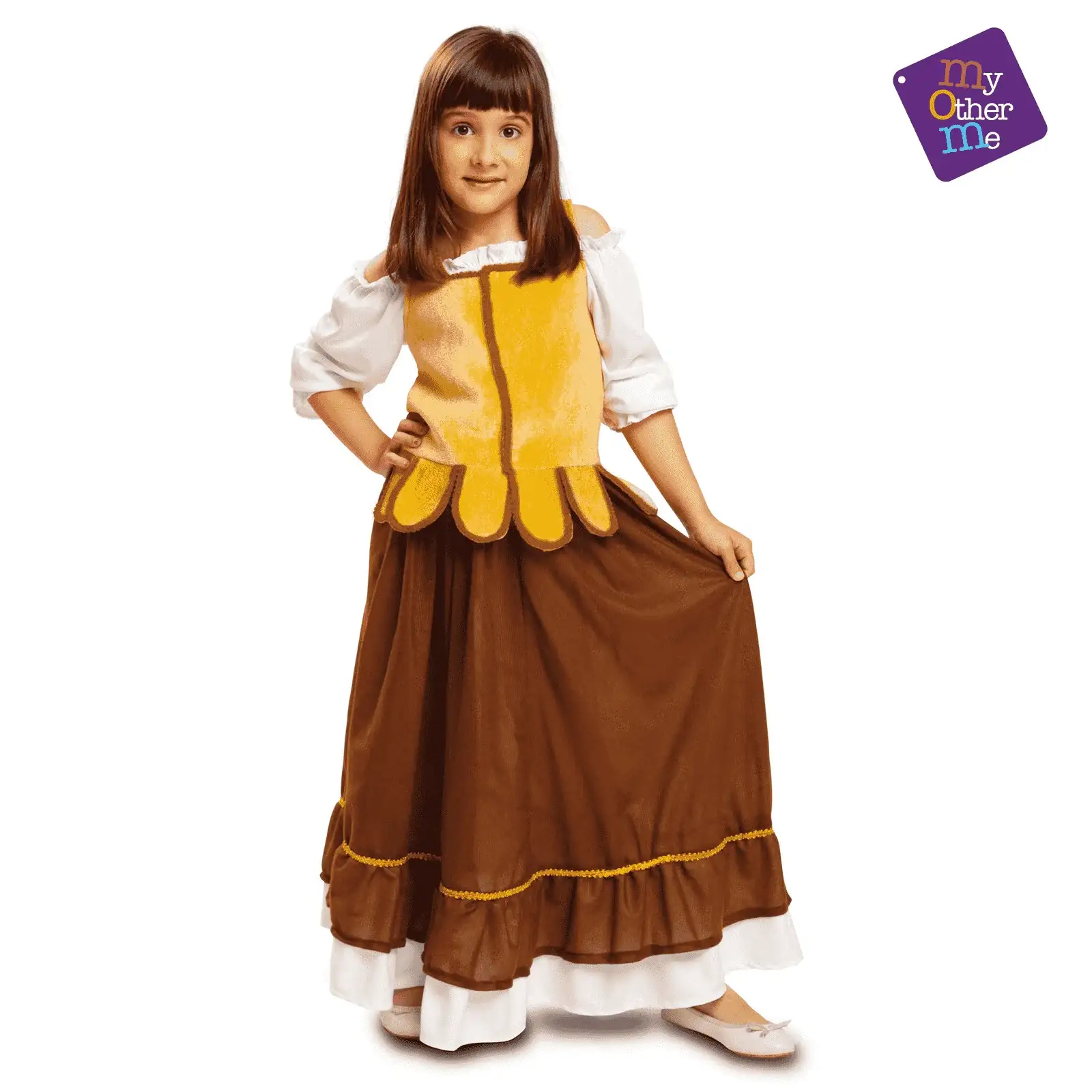Disfraz de Mesonera talla 10-12 años – Ideal para carnaval, fiestas y eventos divertidos