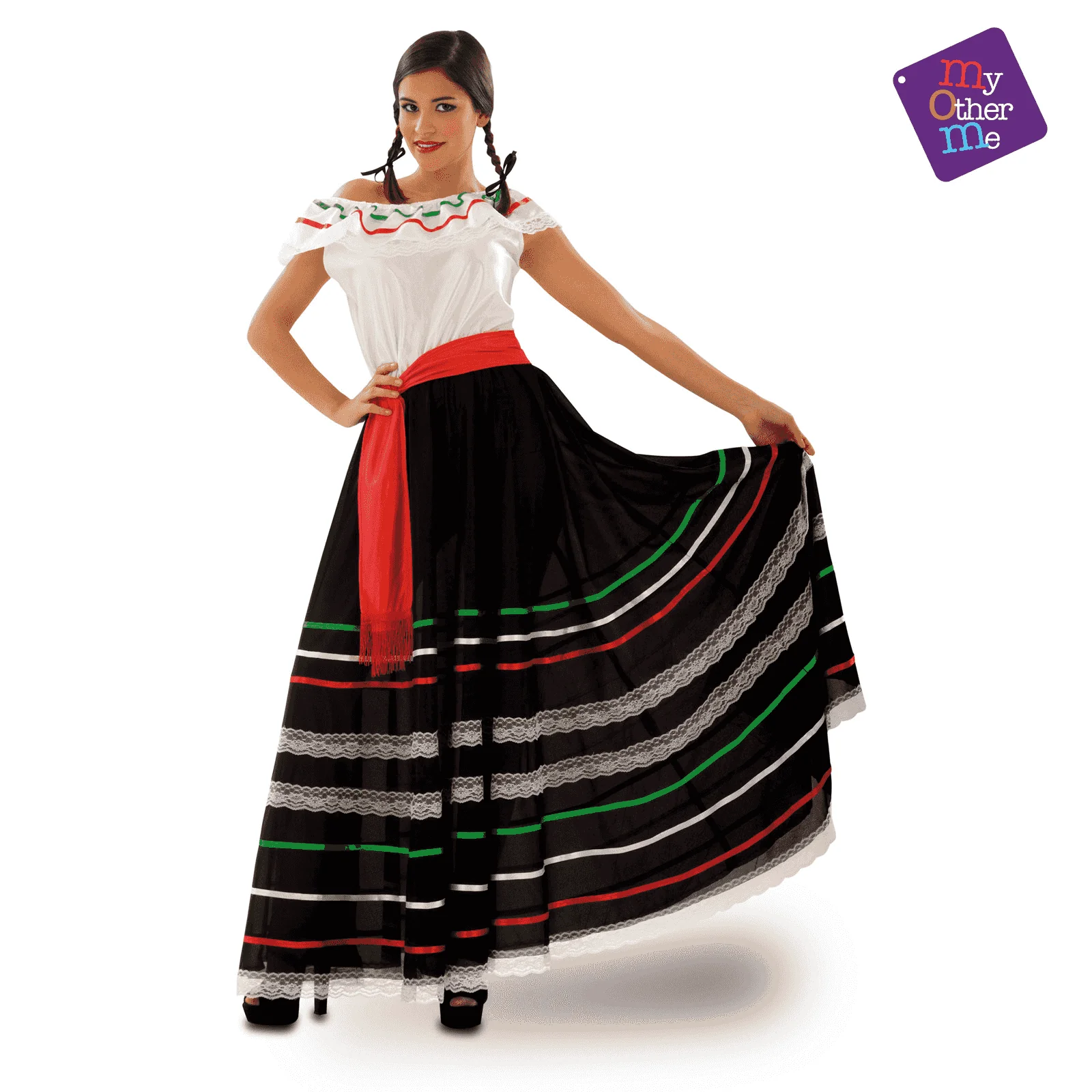 Disfraz de Mexicana adulto talla S